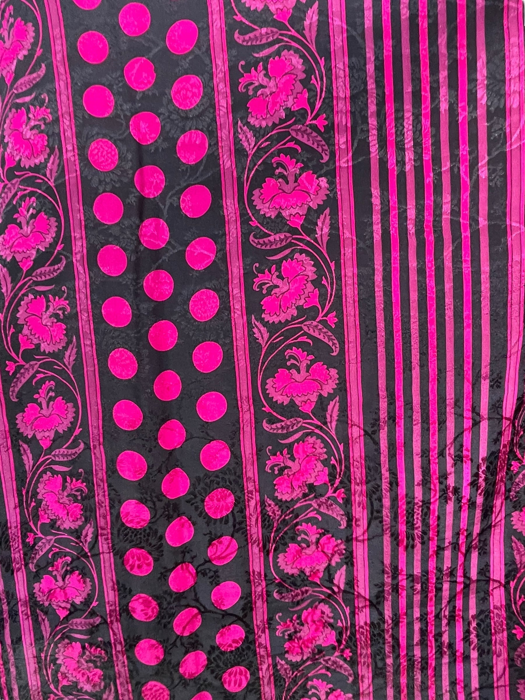 PRC7504 Avatar Pure Silk Short Kaftan Tunic with Slits