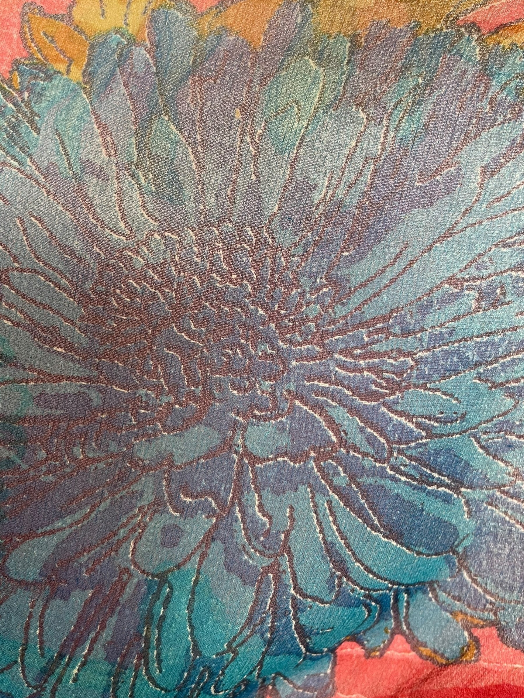 PRG7782 Sheer Avatar Pure Silk Self Pocket Tunic Dress