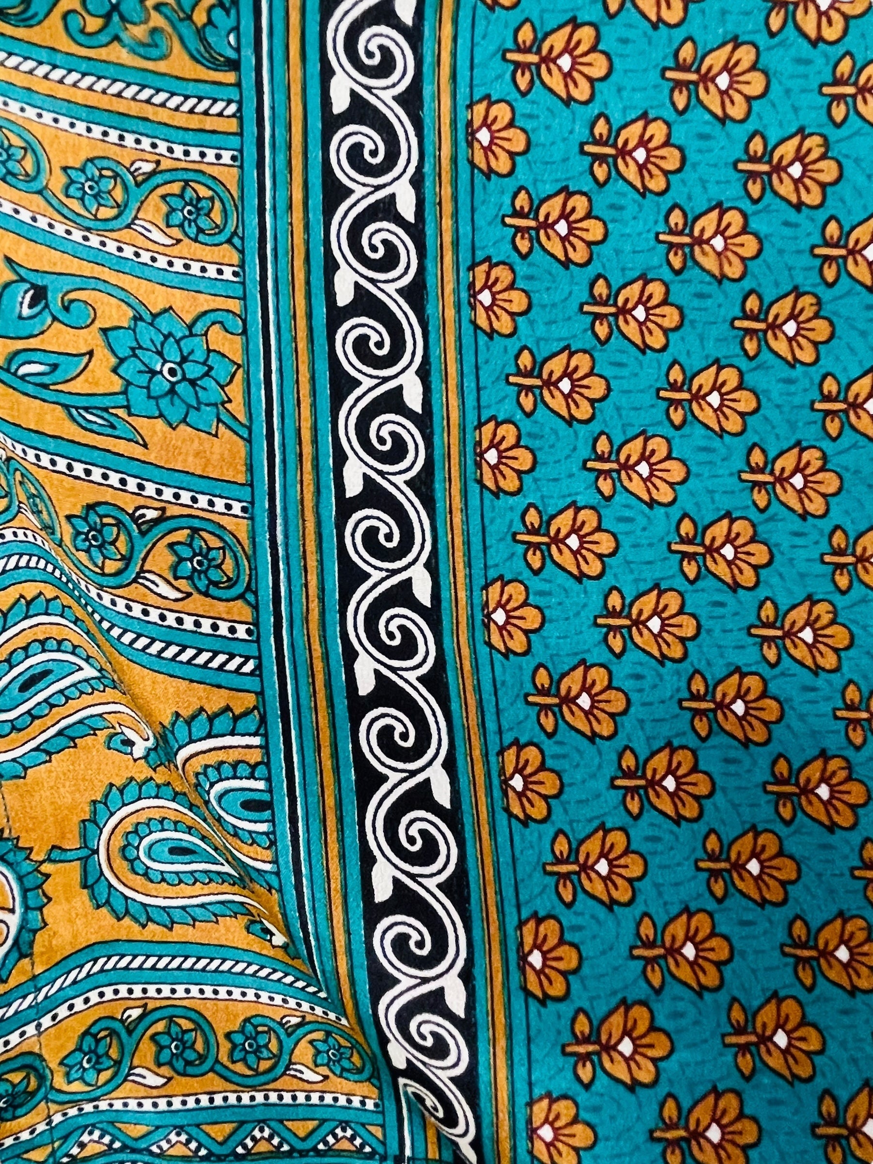 PRC7612 Avatar Pure Silk Long Tunic with Side Ties