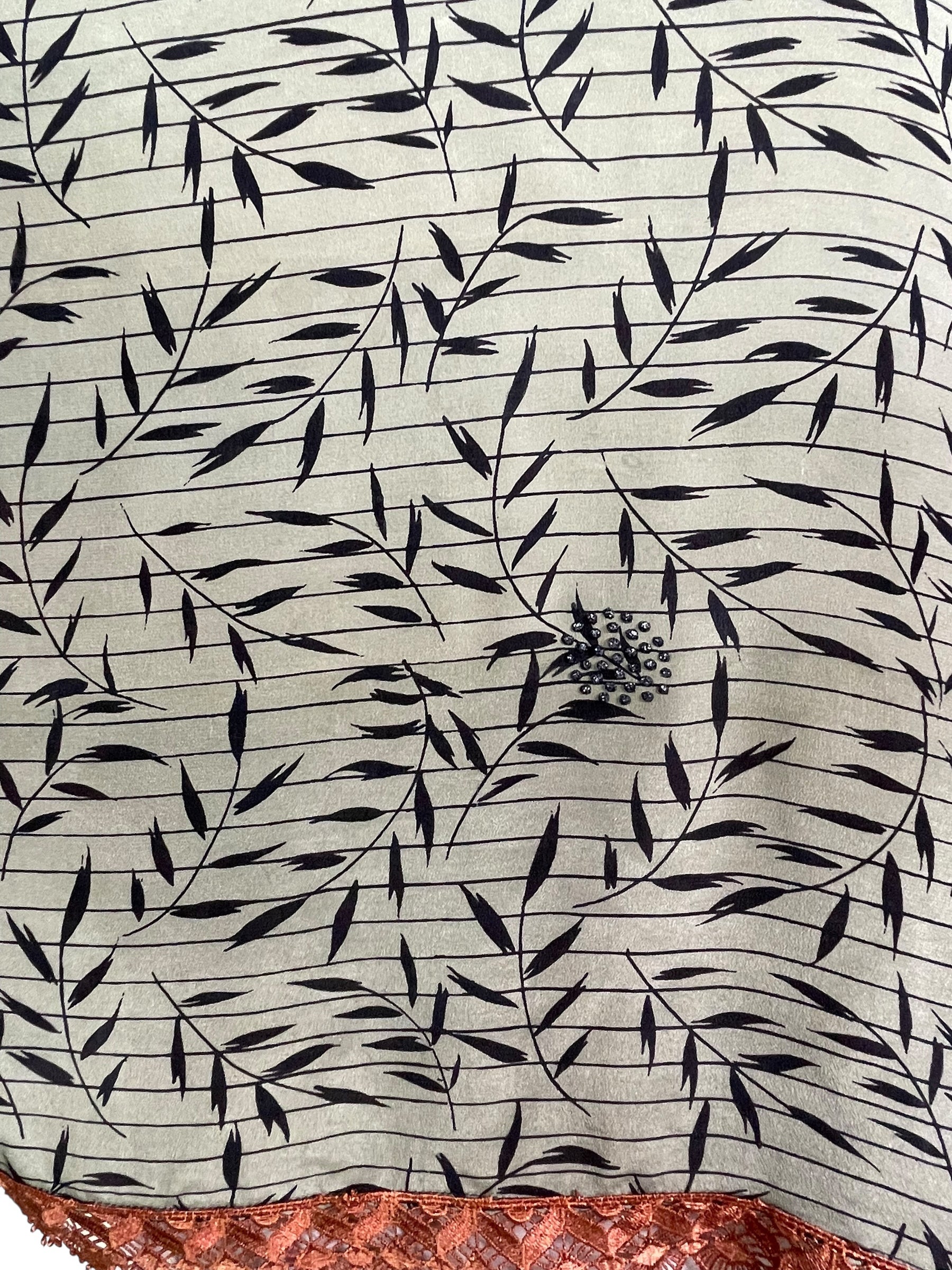 PRC5383 Avatar Pure Silk Side Slit Top