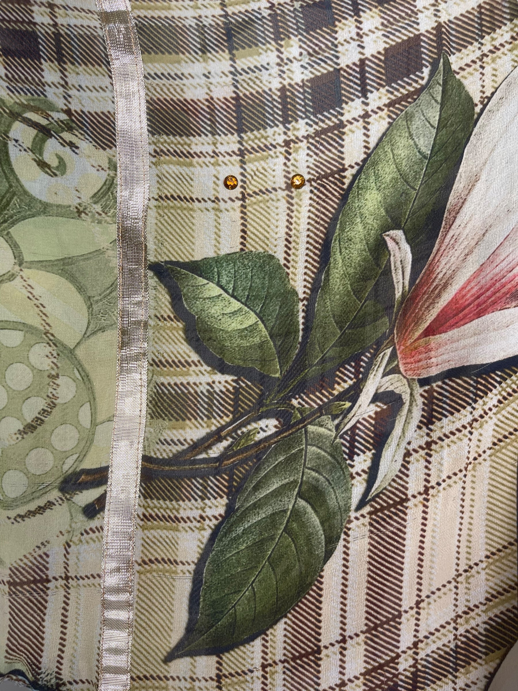 PRG7626 Sheer Avatar Long Pure Silk Kimono Sleeved Duster with Belt