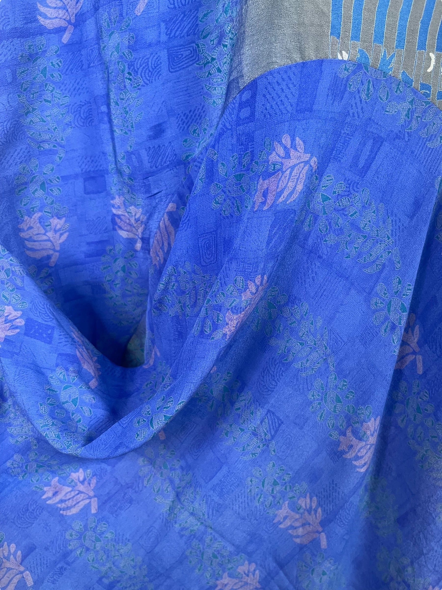 PRC7947 Avatar Pure Silk Self Pocket Tunic Dress