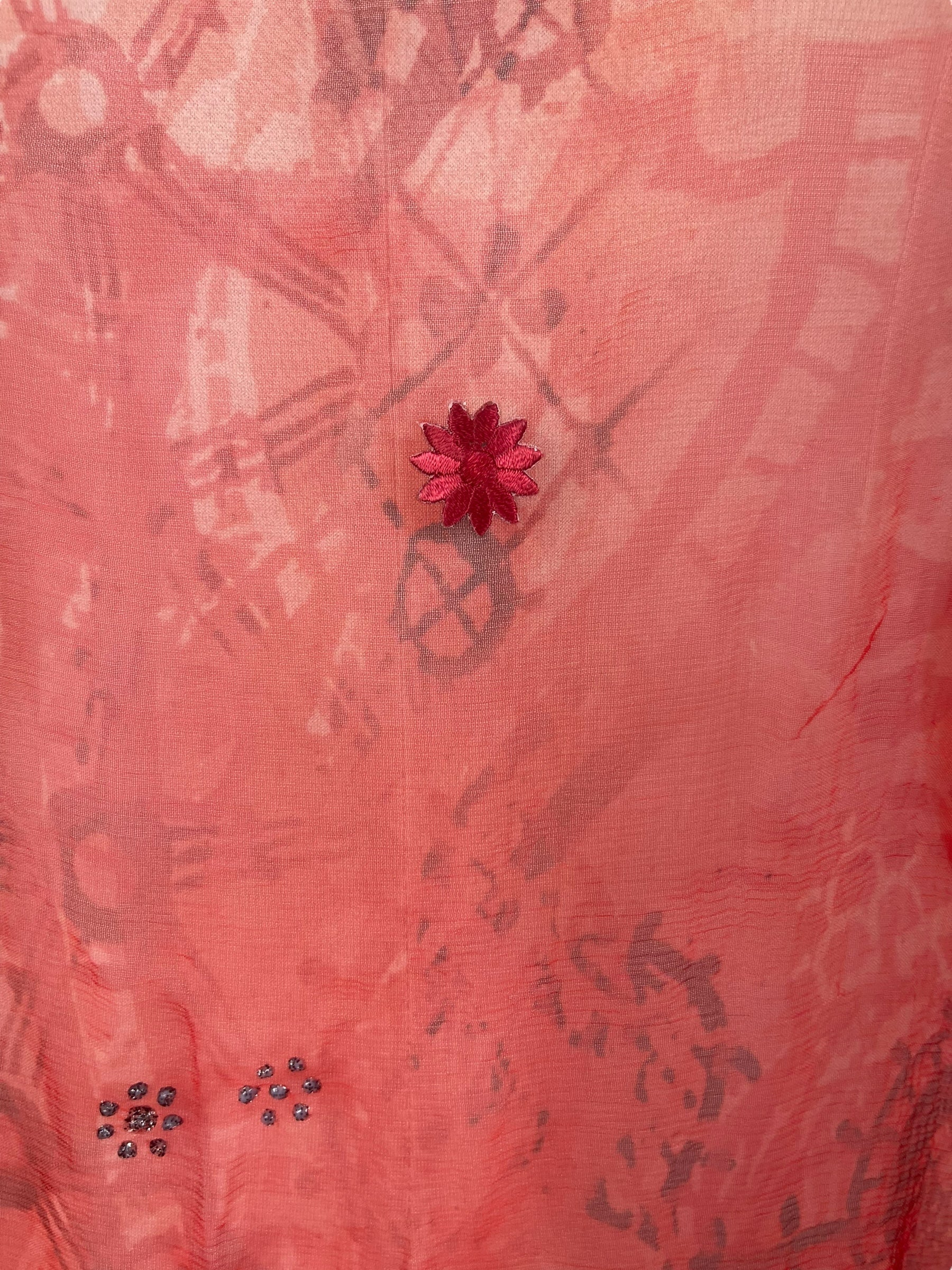 PREVIEW PCH8179 Very Sheer Avatar Pure Silk Chiffon Boxy Babydoll Dress