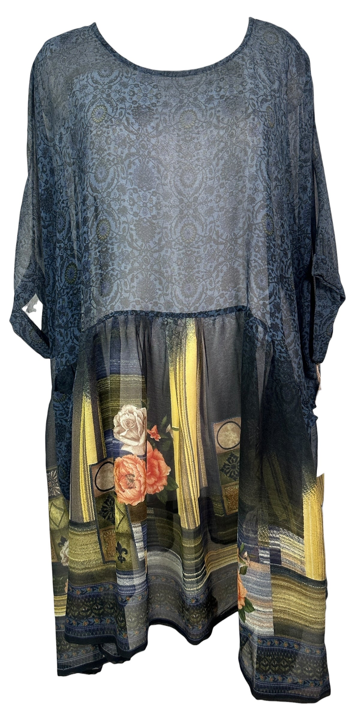 PREVIEW PRG8410 Sheer Avatar Pure Silk Boxy Babydoll Dress