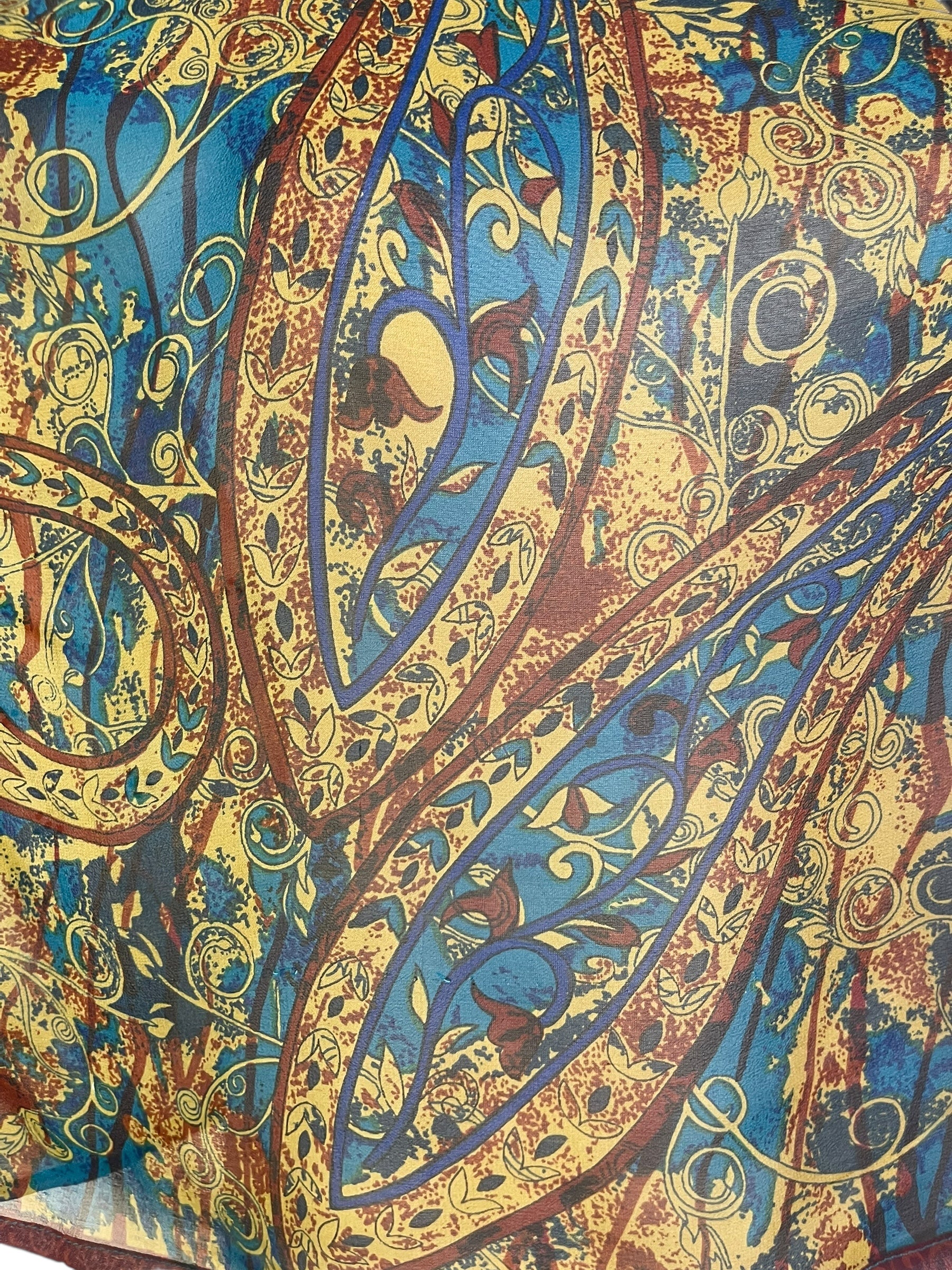 PRG6810 Sheer Wabi Sabi Pure Silk Boxy Top