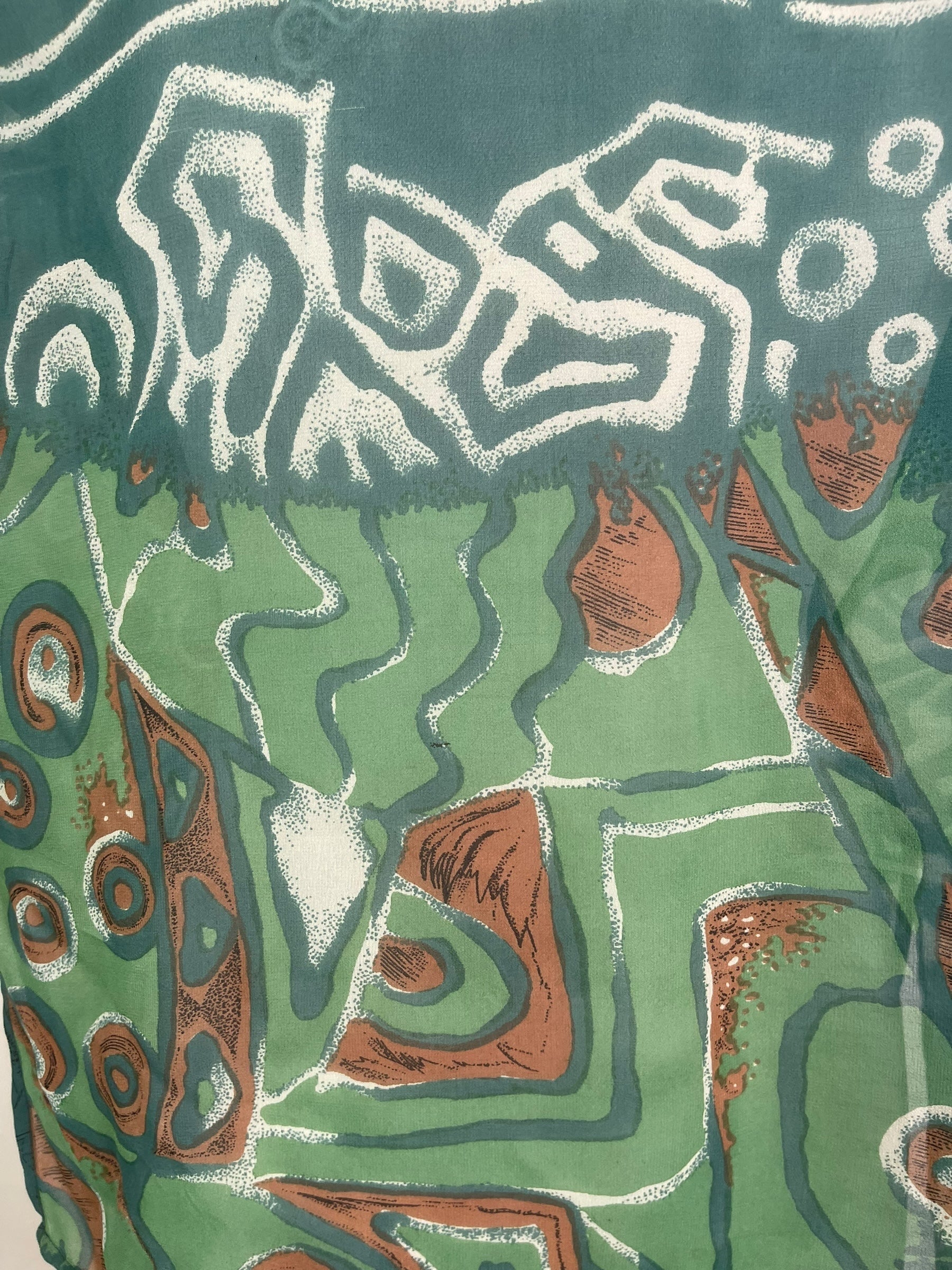 PRG8153 Sheer Avatar Pure Silk Side Slit Top