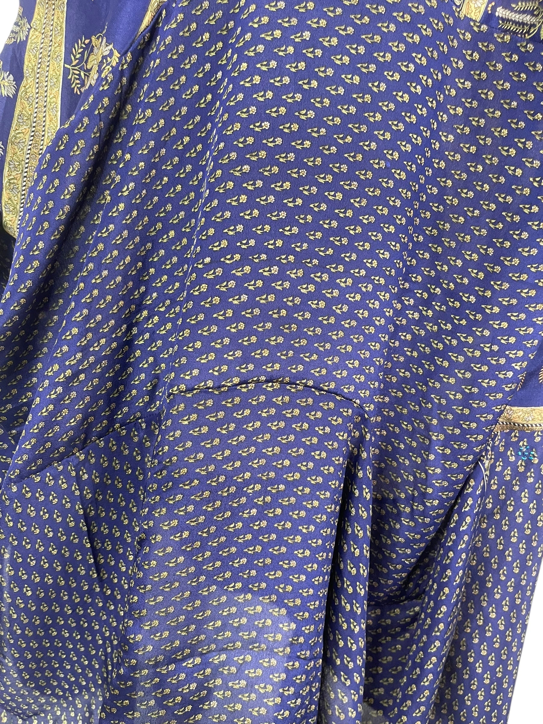 PRC7894 Avatar Pure Silk Sculptural Long Tunic Dress
