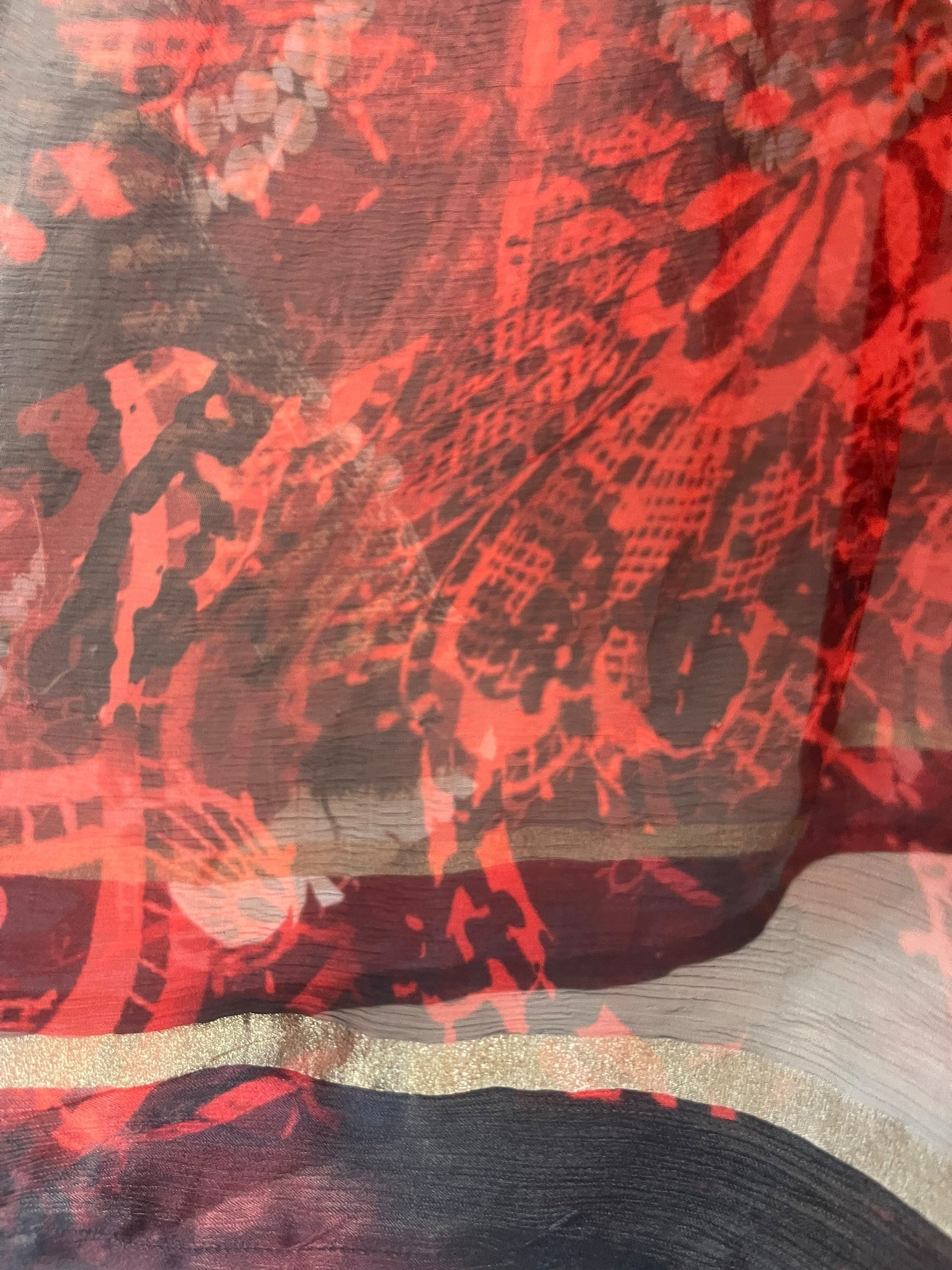 PREVIEW PCH8179 Very Sheer Avatar Pure Silk Chiffon Boxy Babydoll Dress