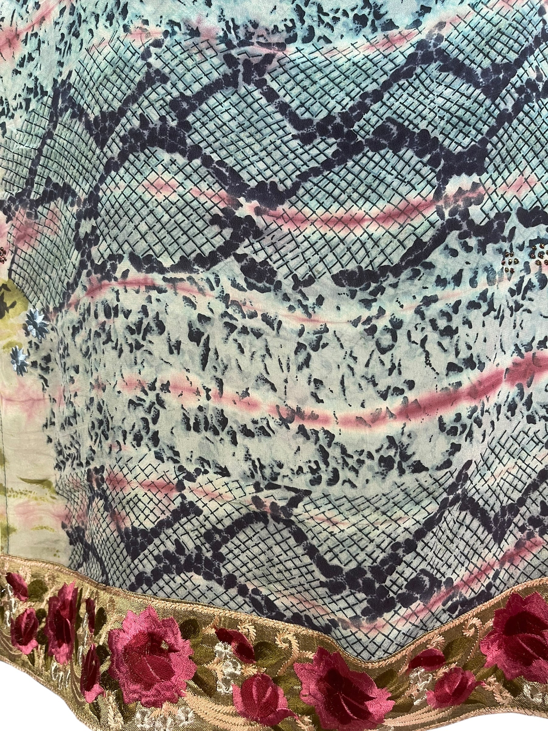 PRC8469 Avatar Pure Silk Side Slit Top