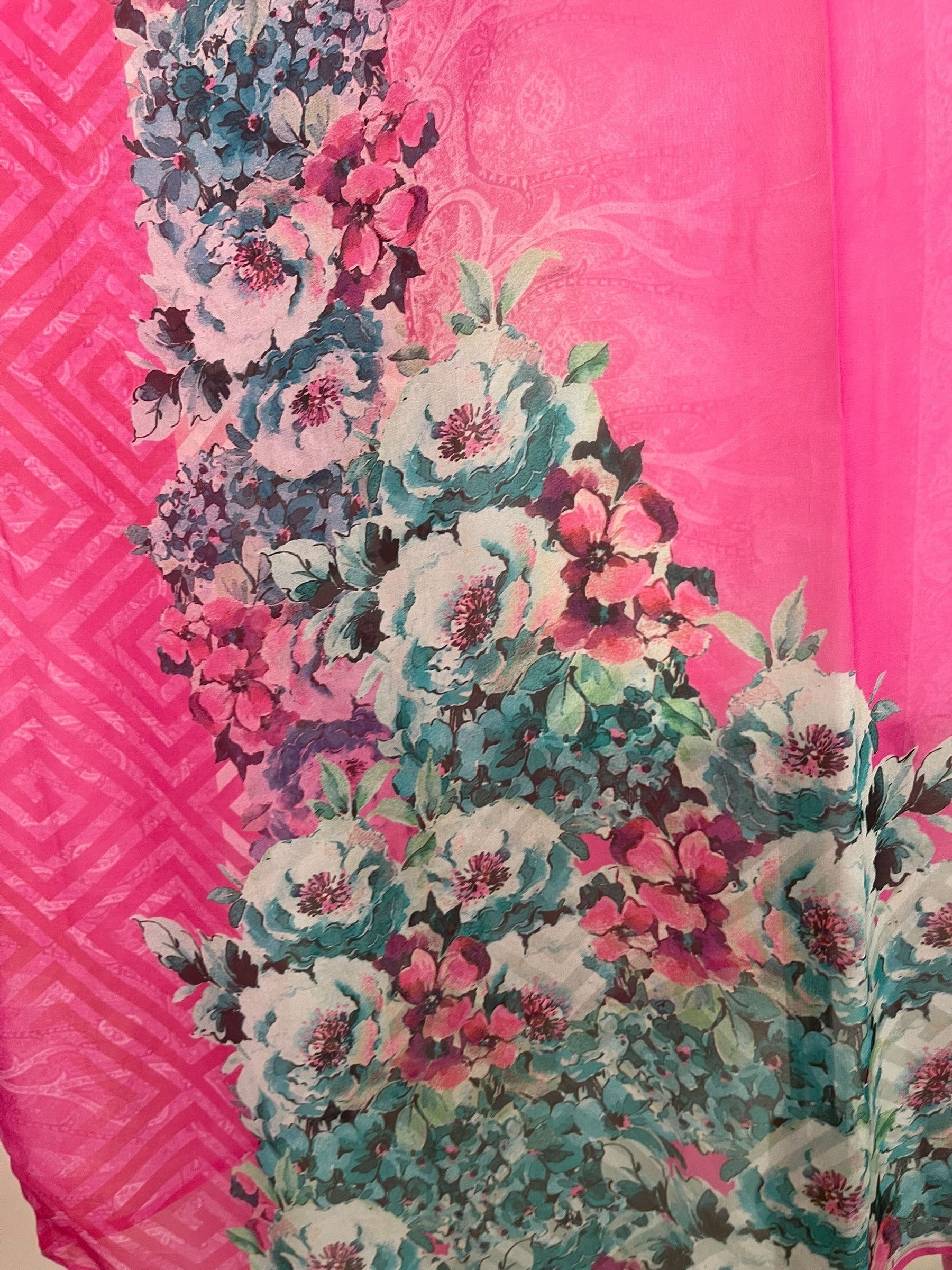 PREVIEW PRG8569 Sheer Avatar Pure Silk Midi Length Kaftan by MARCH2026 – Handmade ethical Midi Length Kaftan from sariKNOTsari using upcycled silk. Designed in Canada for travel and slow fashion, loved from Toronto to LA to Sydney. Featuring Zsiska, Bryn Walker and Artisan Leather coats by Rejean Pepin, Pepin designs