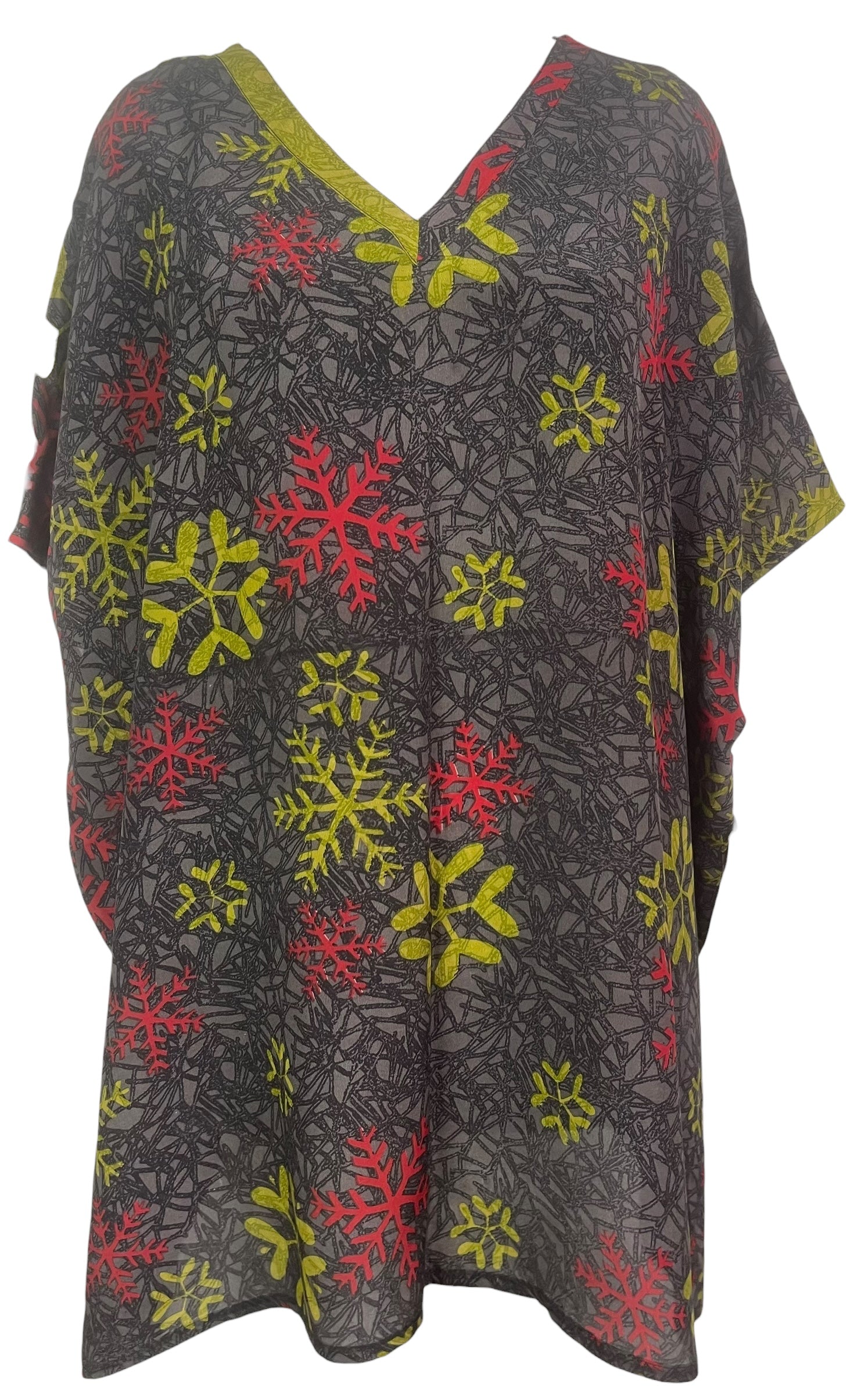 PREVIEW PRC8488 Wabi Sabi Pure Silk Short Kaftan Tunic With Slits by FEBRUARY2026 – Handmade ethical Short Kaftan from sariKNOTsari using upcycled silk. Designed in Canada for travel and slow fashion, loved from Toronto to LA to Sydney.