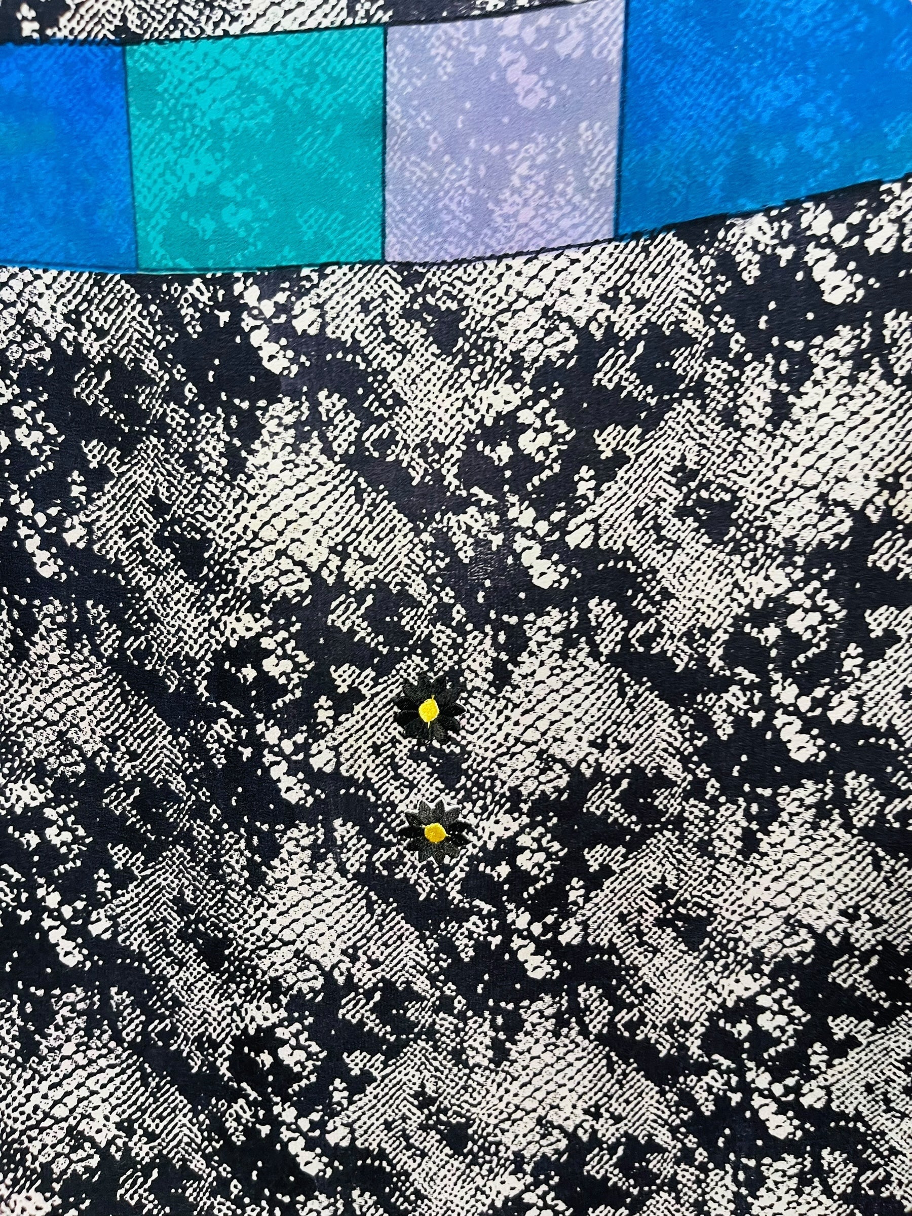 PRC7295 Avatar Pure Silk Kimono-Sleeved Top