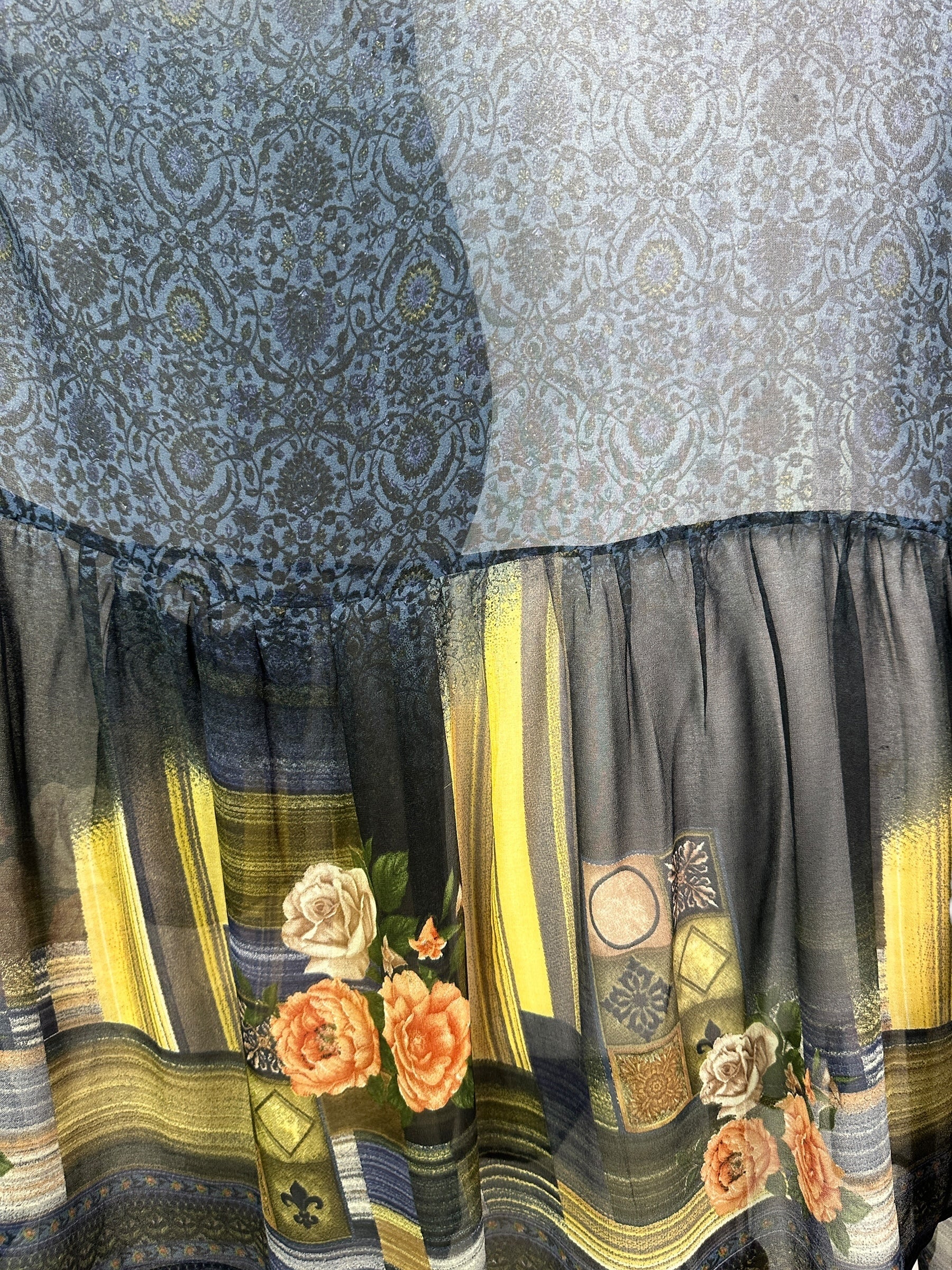 PRG8410 Sheer Avatar Pure Silk Boxy Babydoll Dress