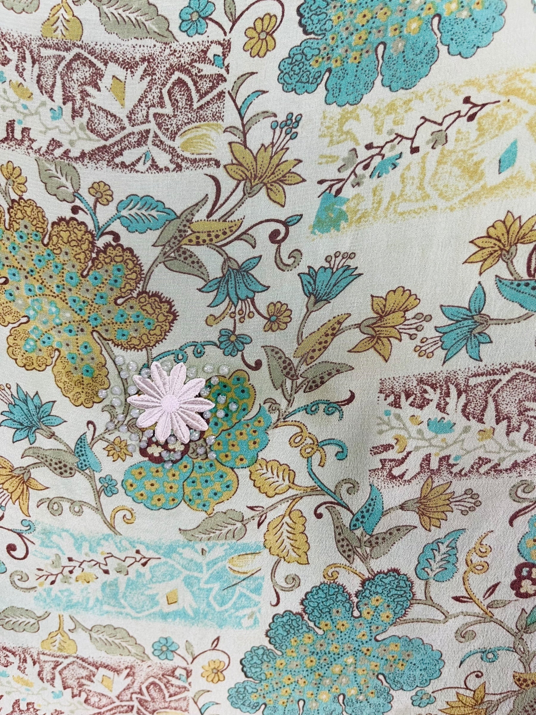 PRC7552 Avatar Pure Silk Waterfall Top