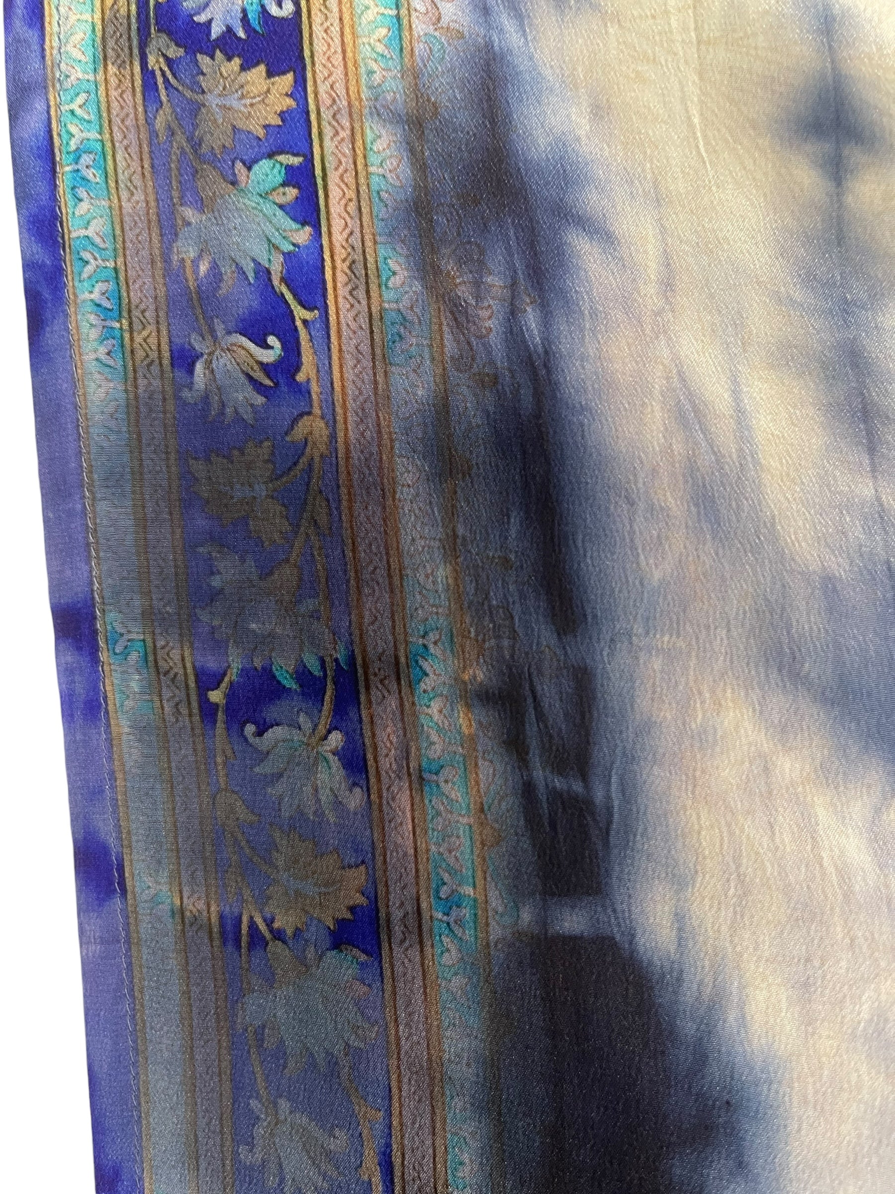 PRC8470 Wabi Sabi Pure Silk Long Tunic with Side Ties