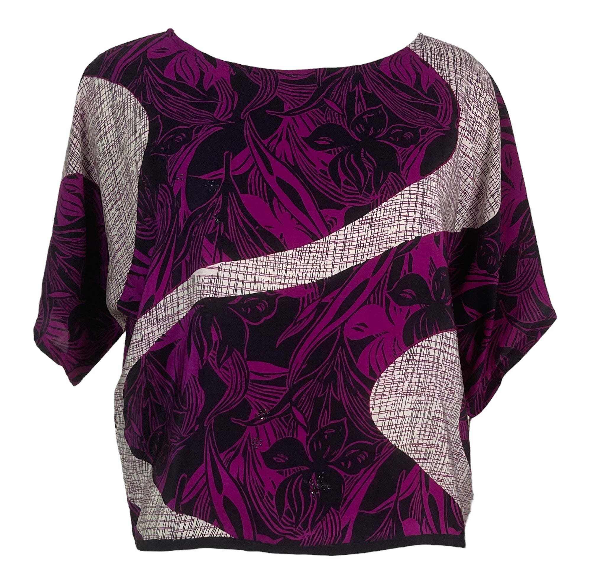 PRC5365 Avatar Pure Silk Boxy Top