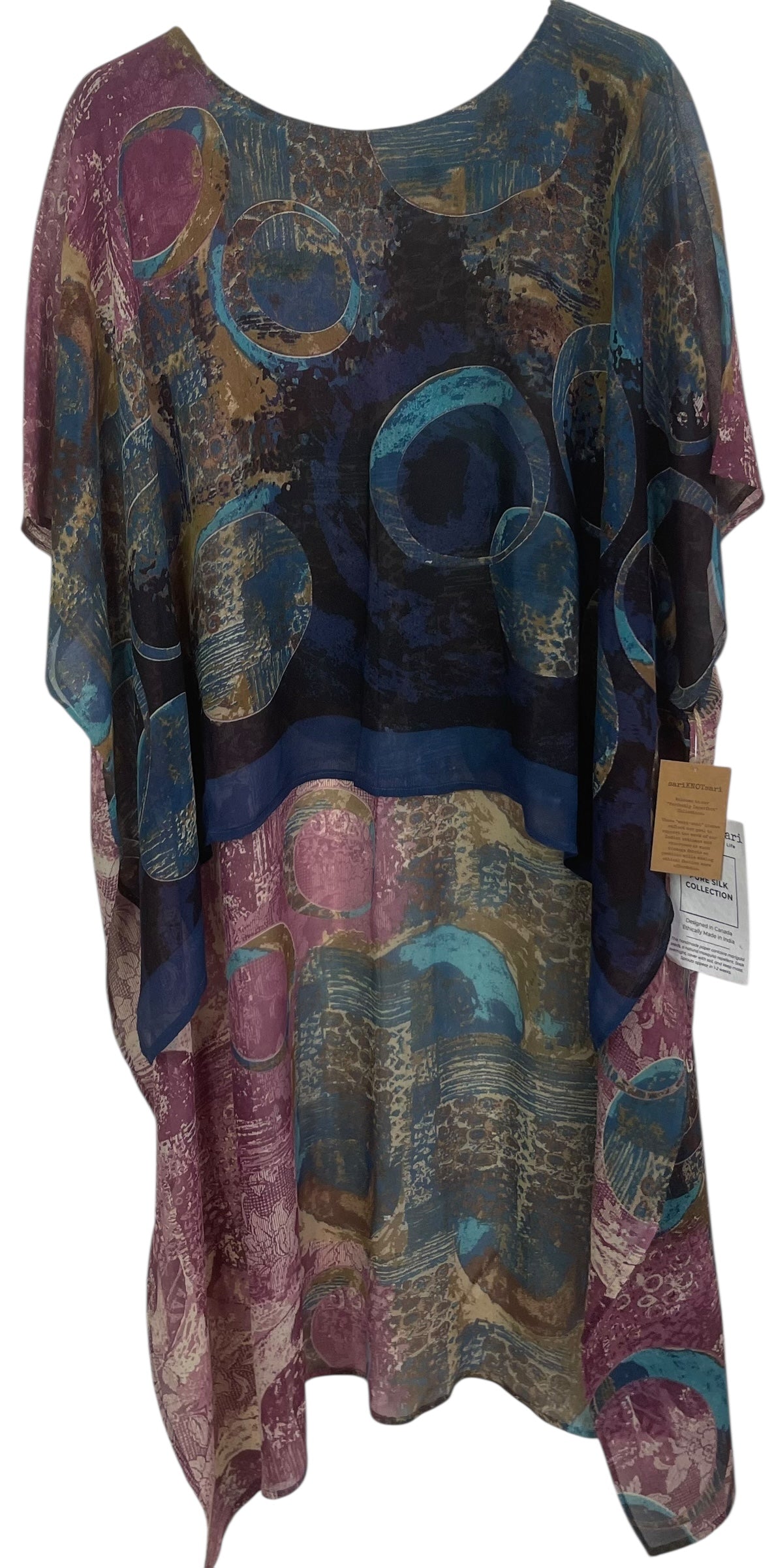 PREVIEW PRG8532 Sheer Wabi Sabi Pure Silk Hi Lo Top