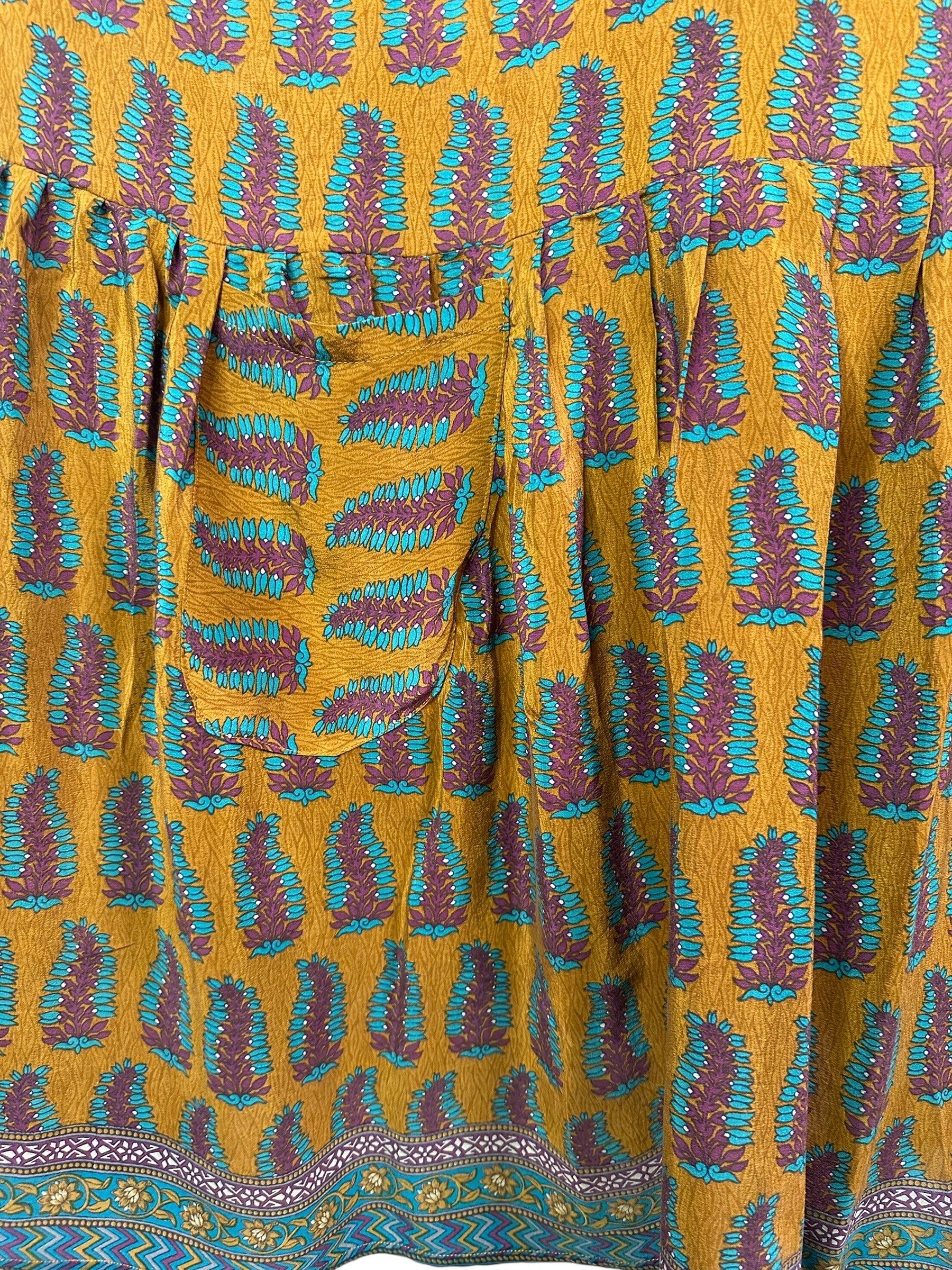 PRC7449 Avatar Pure Silk Boxy Babydoll Dress