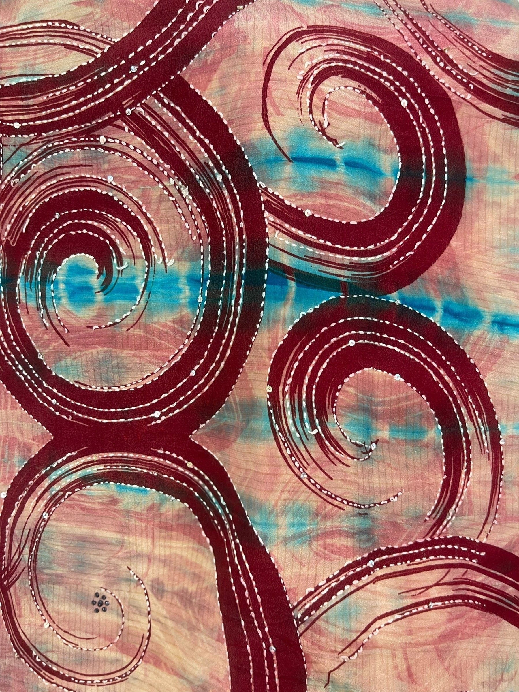 DEEANNS PRC7836 Avatar Pure Silk Side Slit Top