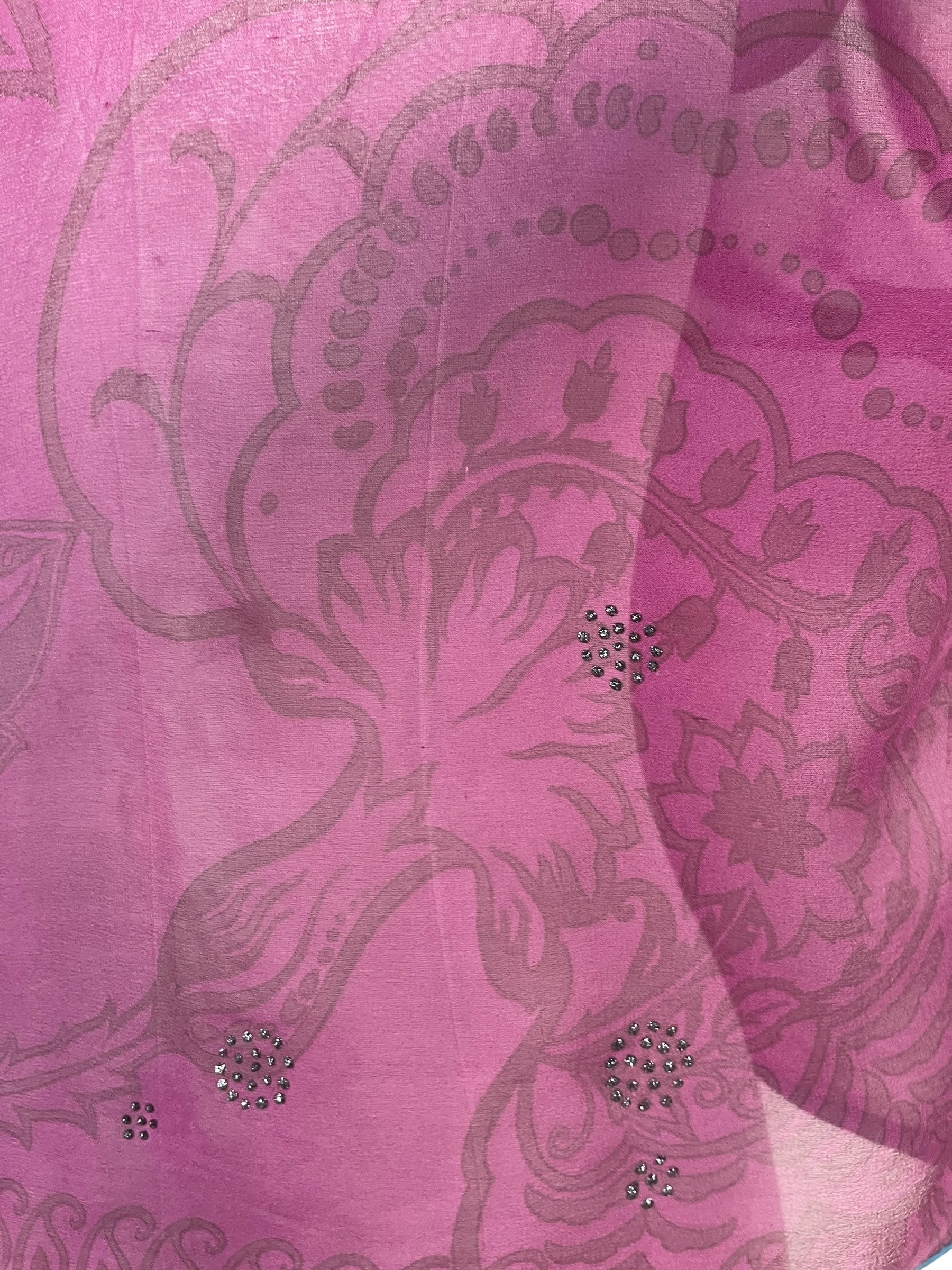 PRG7606 Sheer Avatar Pure Silk Boxy Top