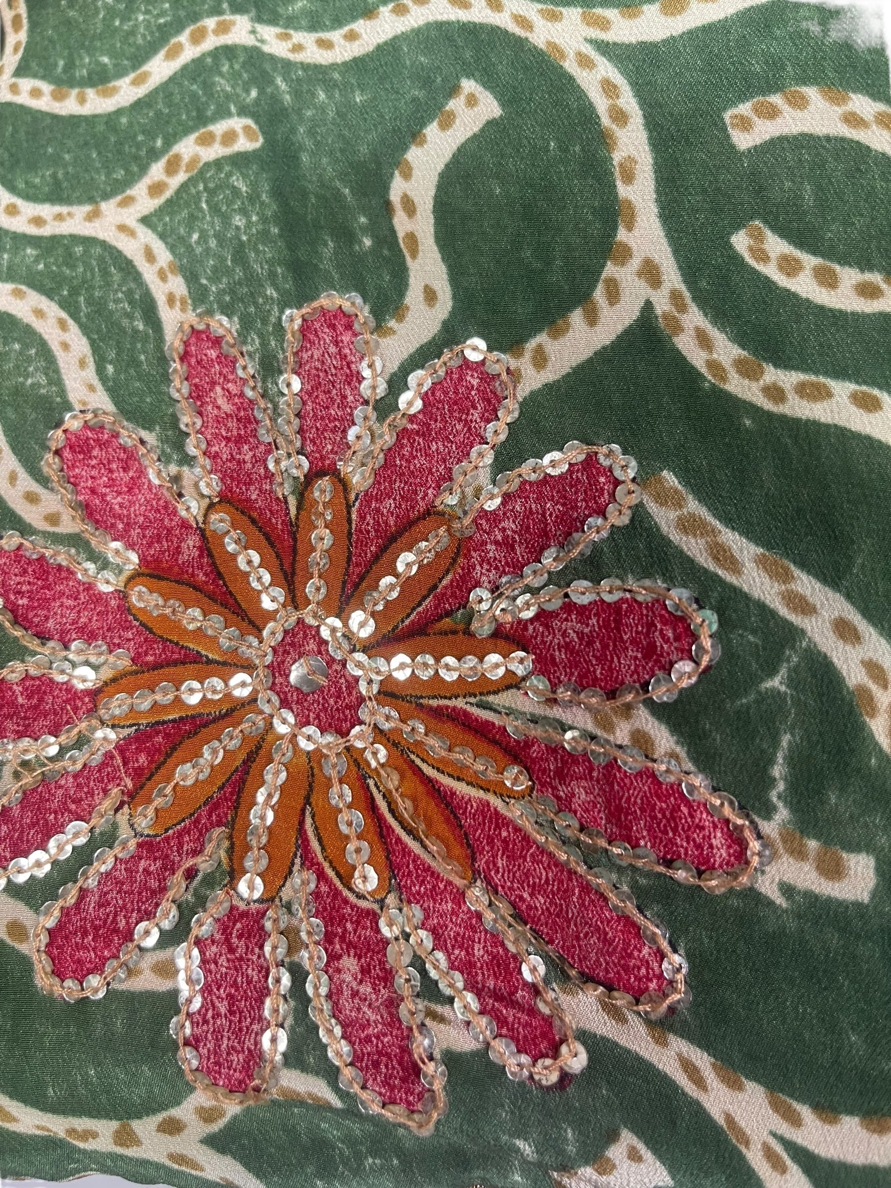 PRC7937 Avatar Pure Silk Self Pocket Tunic Dress