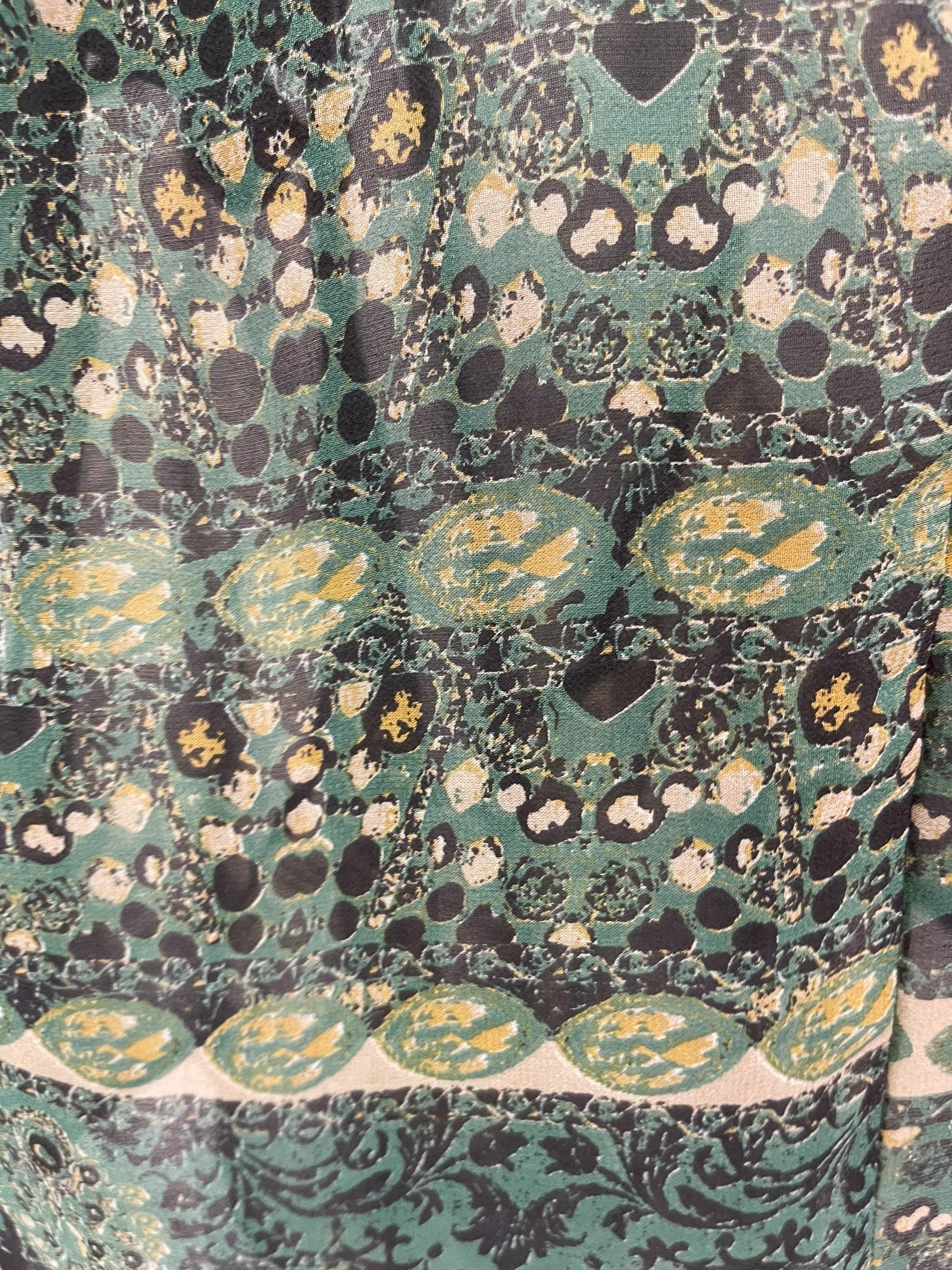 PRG7907 Sheer Avatar Pure Silk Sculptural Long Tunic Dress