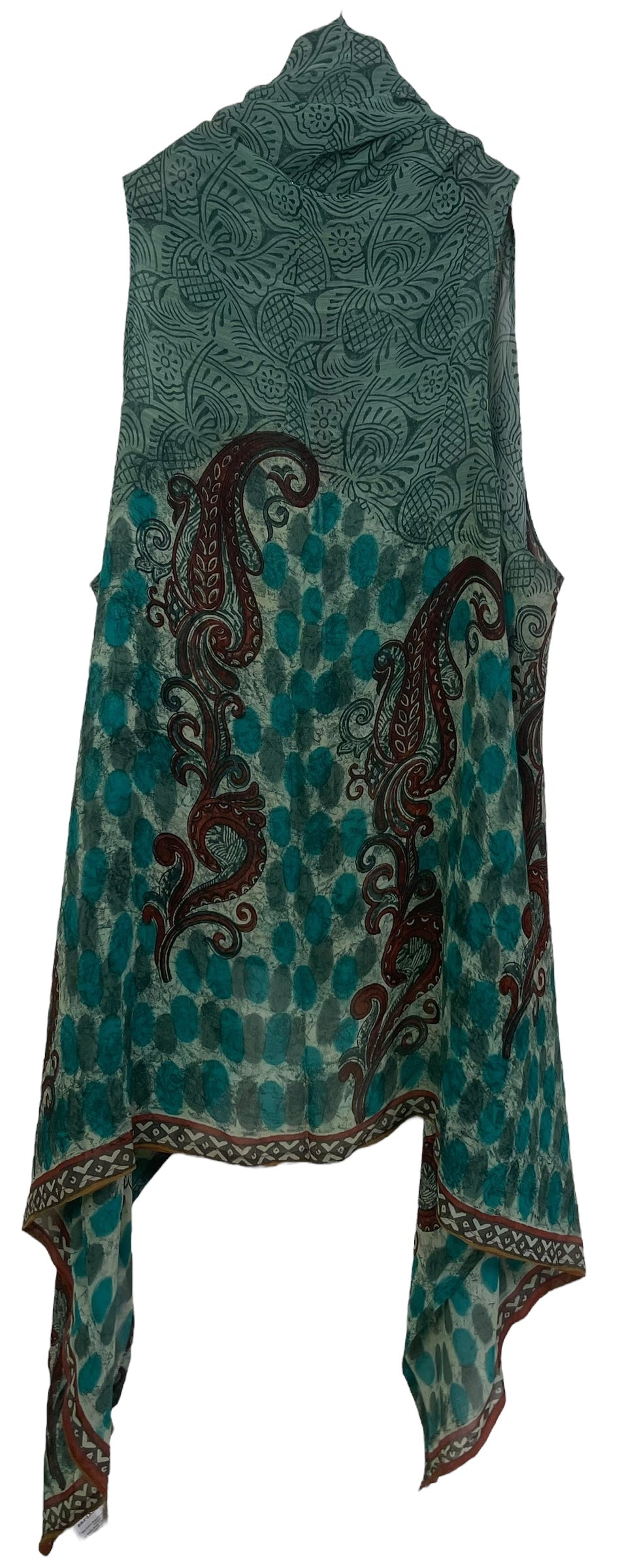 PRG7428 Sheer Avatar Pure Silk Versatile Vest
