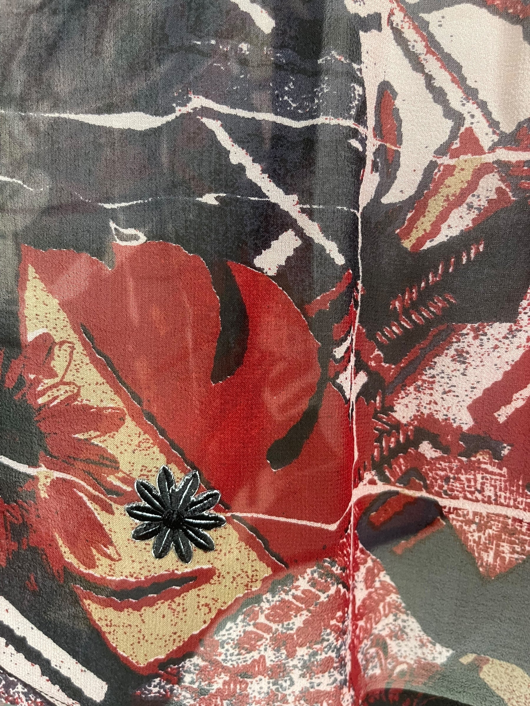 PREVIEW PRG8473 Sheer Avatar Pure Silk Short Kaftan Tunic with Slits by FEBRUARY2026 – Handmade ethical Short Kaftan from sariKNOTsari using upcycled silk. Designed in Canada for travel and slow fashion, loved from Toronto to LA to Sydney.