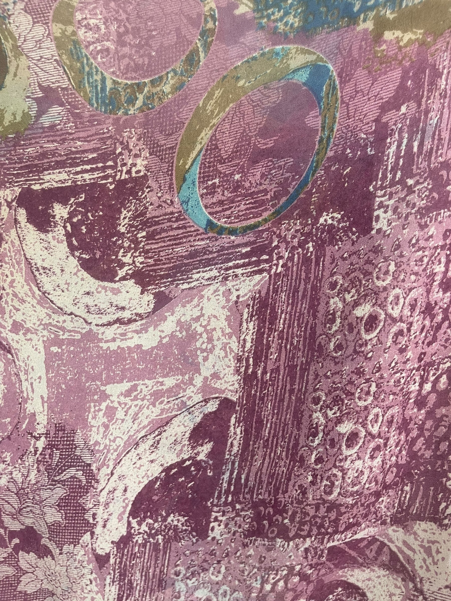 PRG8532 Sheer Wabi Sabi Pure Silk Kimono-Sleeved Top