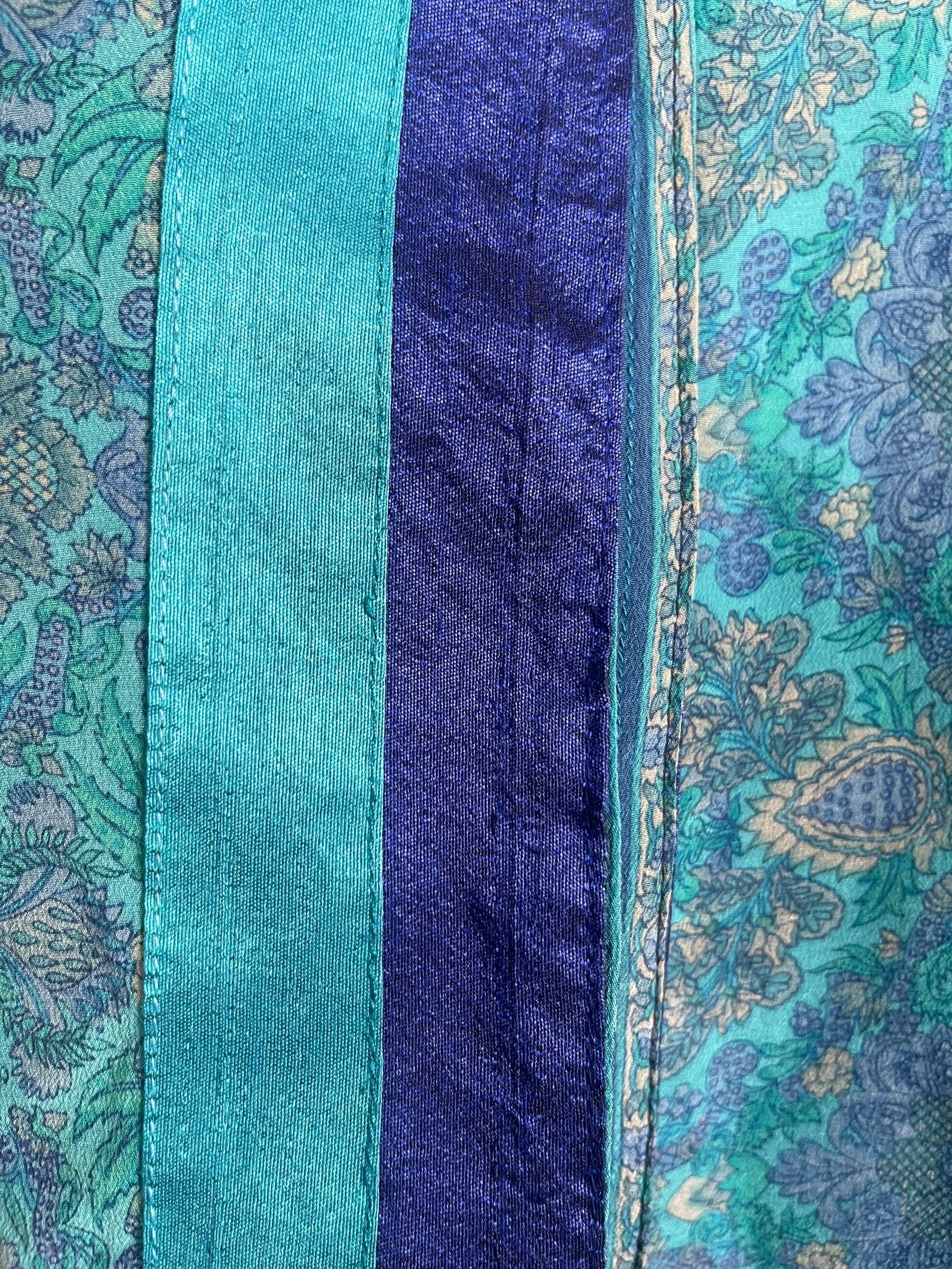 PRC8498 Avatar Pure Silk Kimono-Sleeved Jacket with Belt