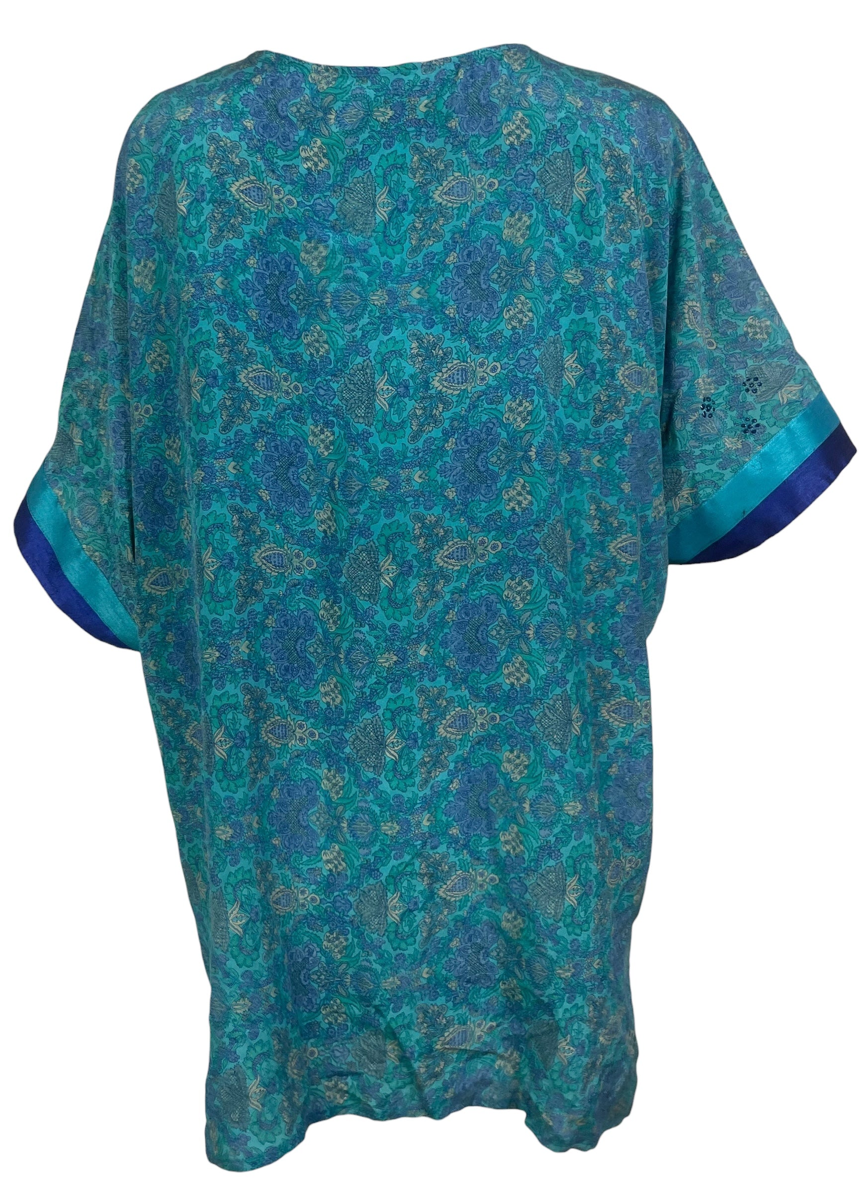 PRC8498 Avatar Pure Silk Kimono-Sleeved Jacket with Belt