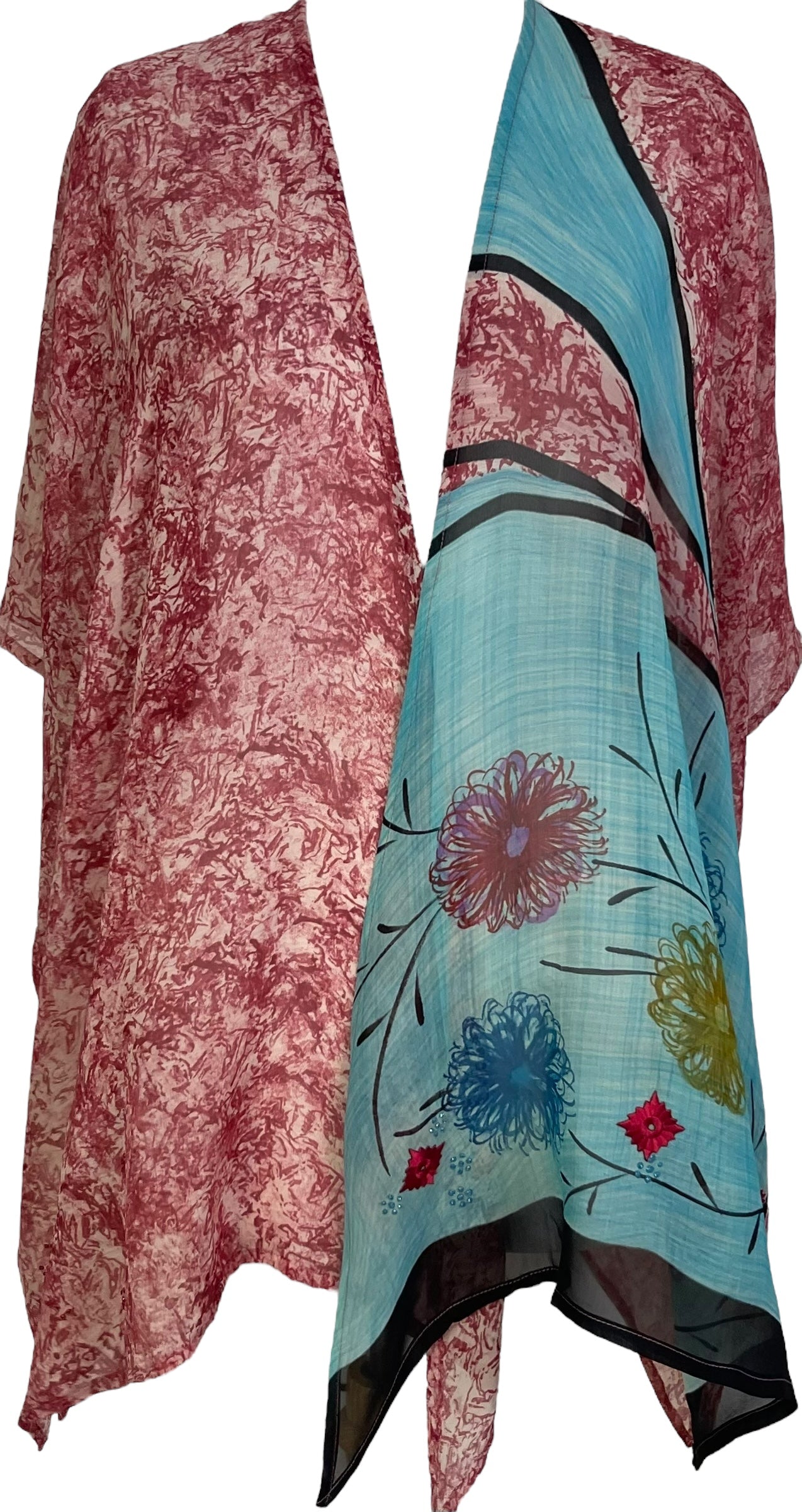 PRG7113 Sheer Avatar Pure Silk Cardigan