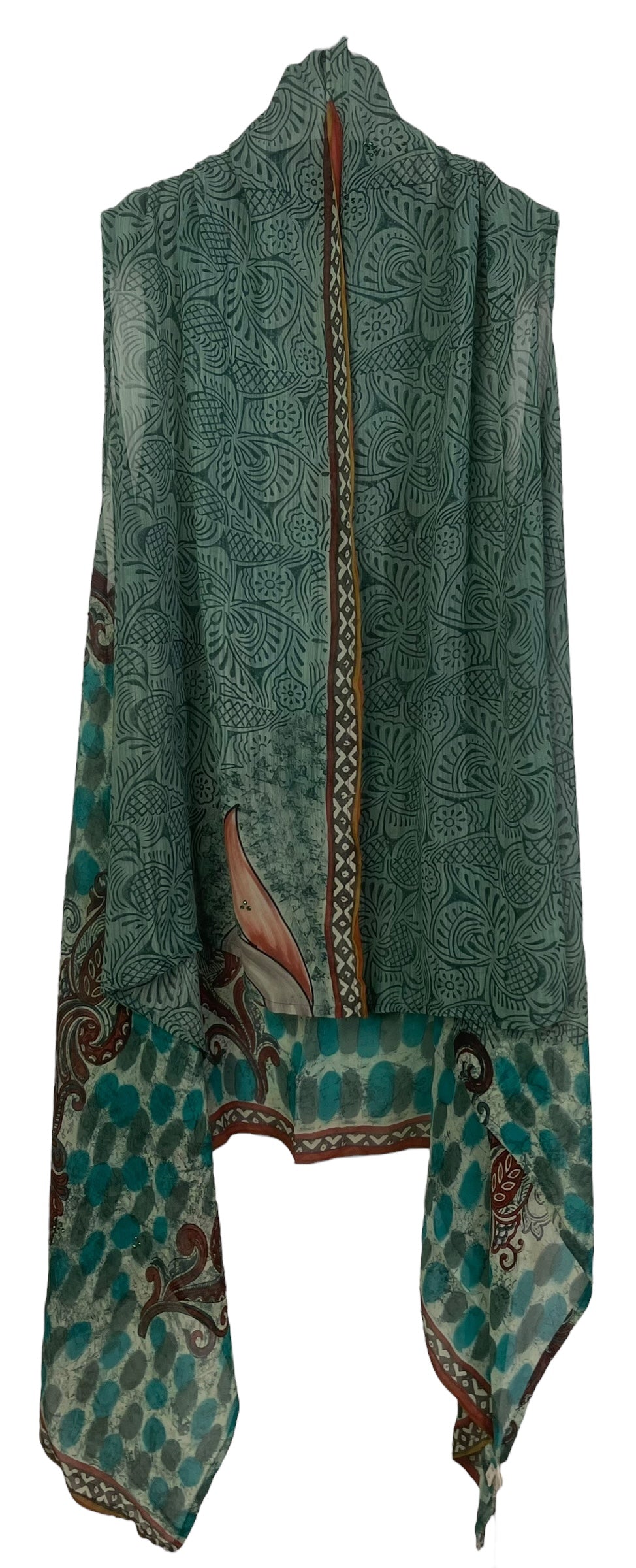 PRG7428 Sheer Avatar Pure Silk Versatile Vest