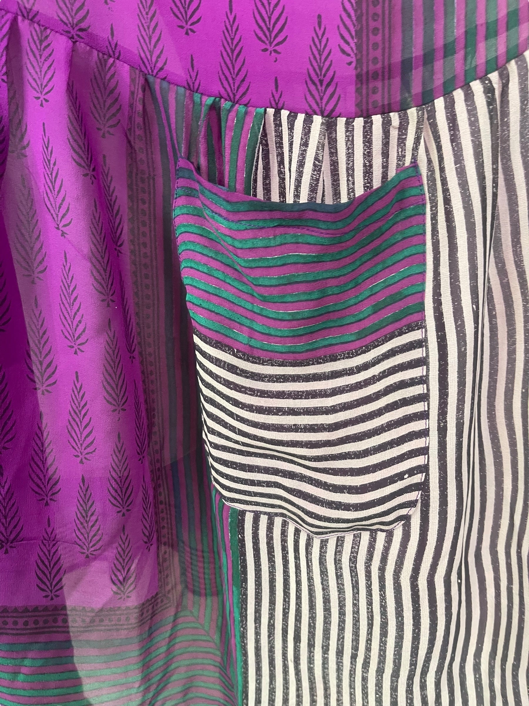 PRG8166 Sheer Avatar Pure Silk Boxy Babydoll Dress