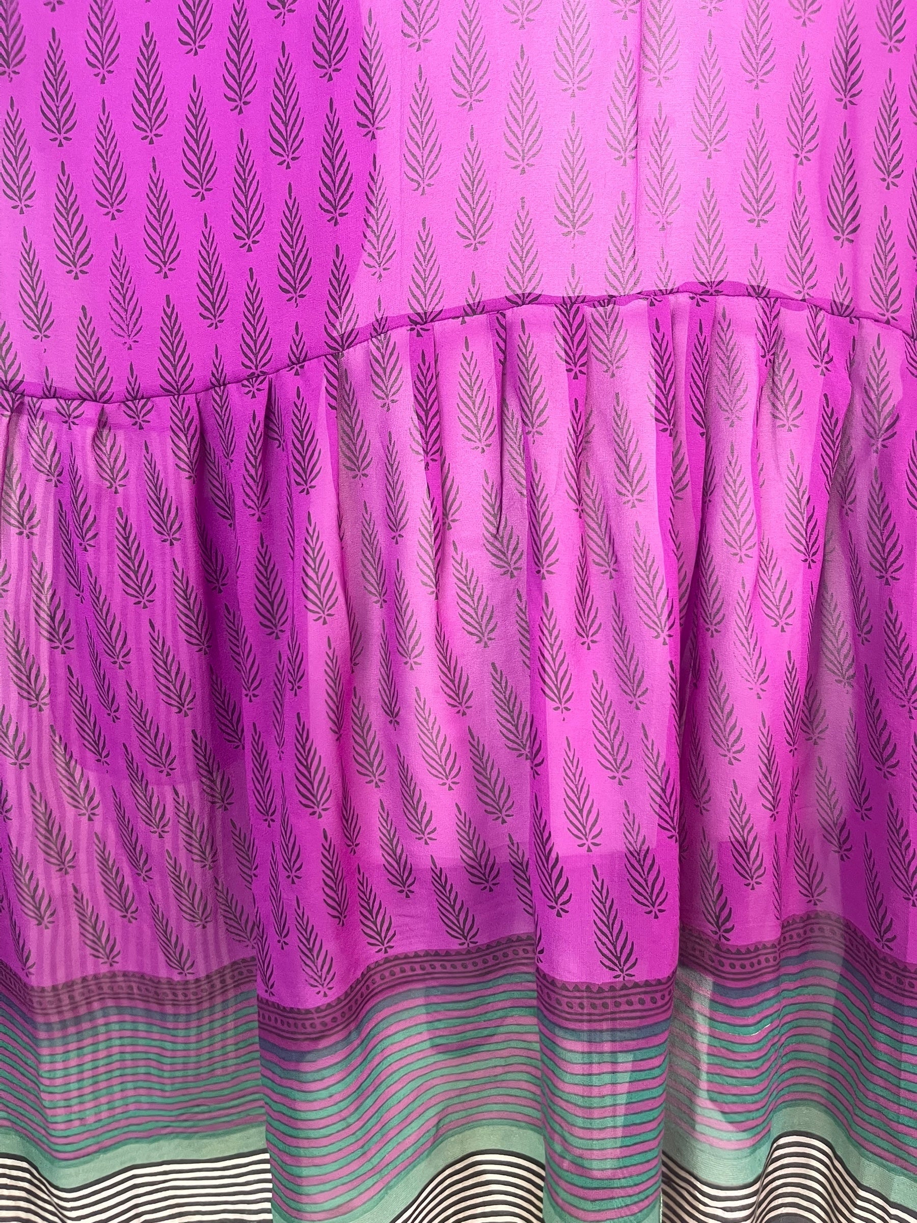 PRG8166 Sheer Avatar Pure Silk Boxy Babydoll Dress