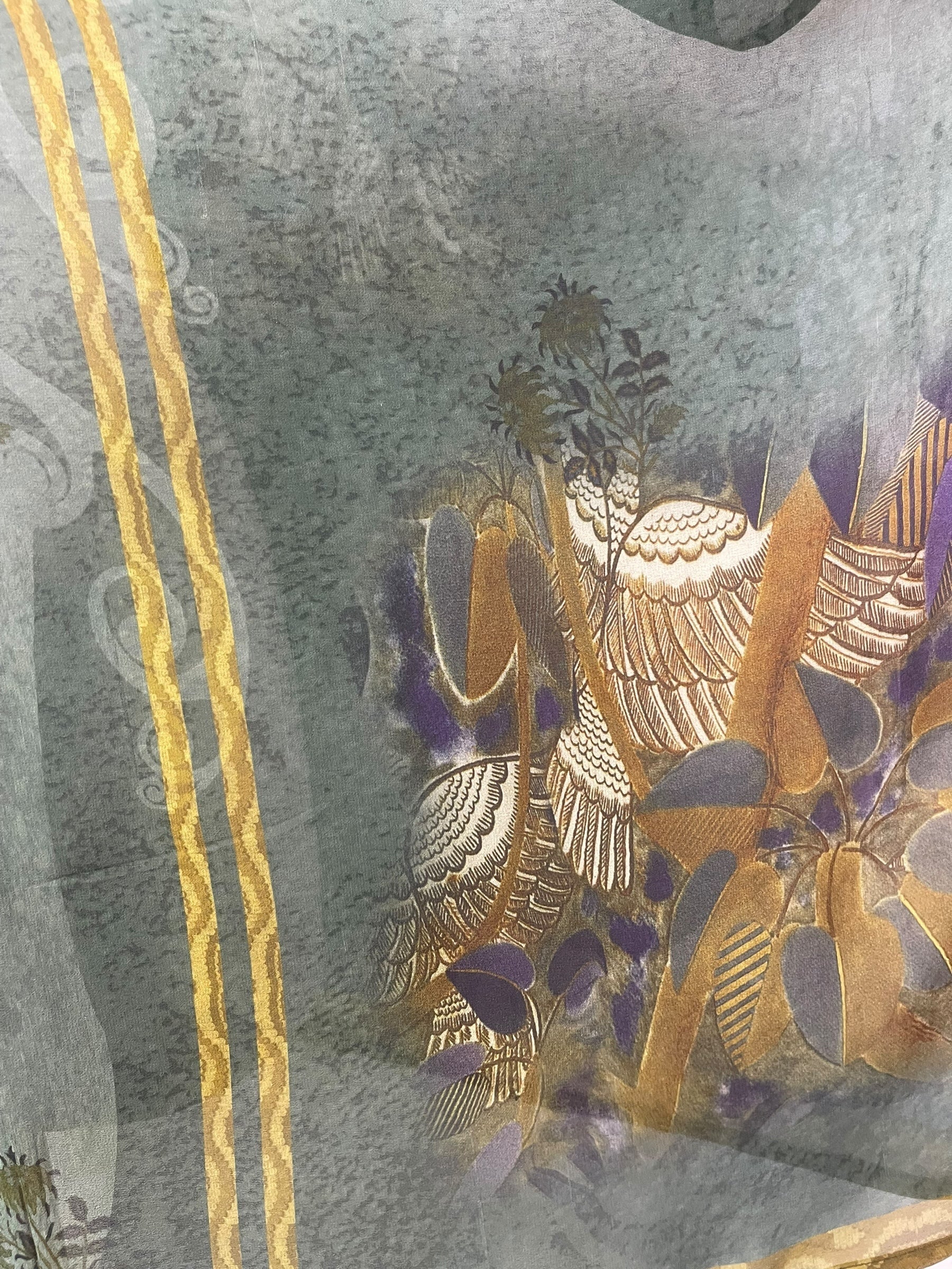 PREVIEW PRC8208 Sheer Avatar Pure Silk Short Kaftan Tunic with Slits