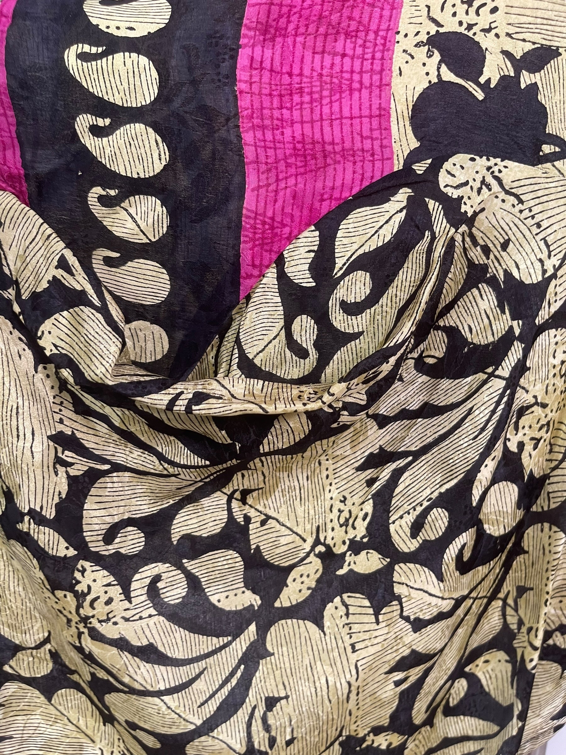 PRC7800 Avatar Pure Silk Self Pocket Tunic Dress