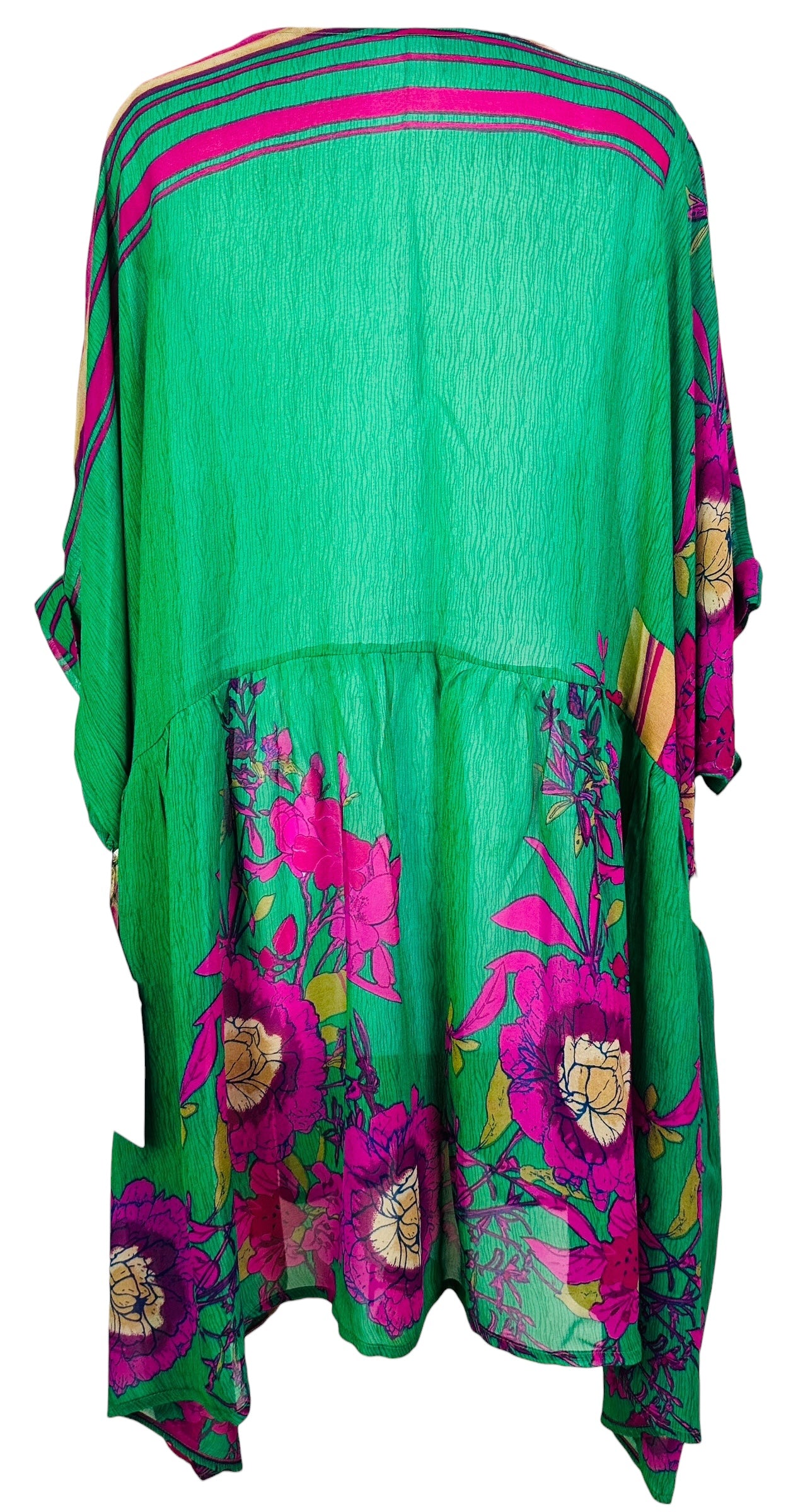 PRG8412 Sheer Avatar Pure Silk Boxy Babydoll Dress