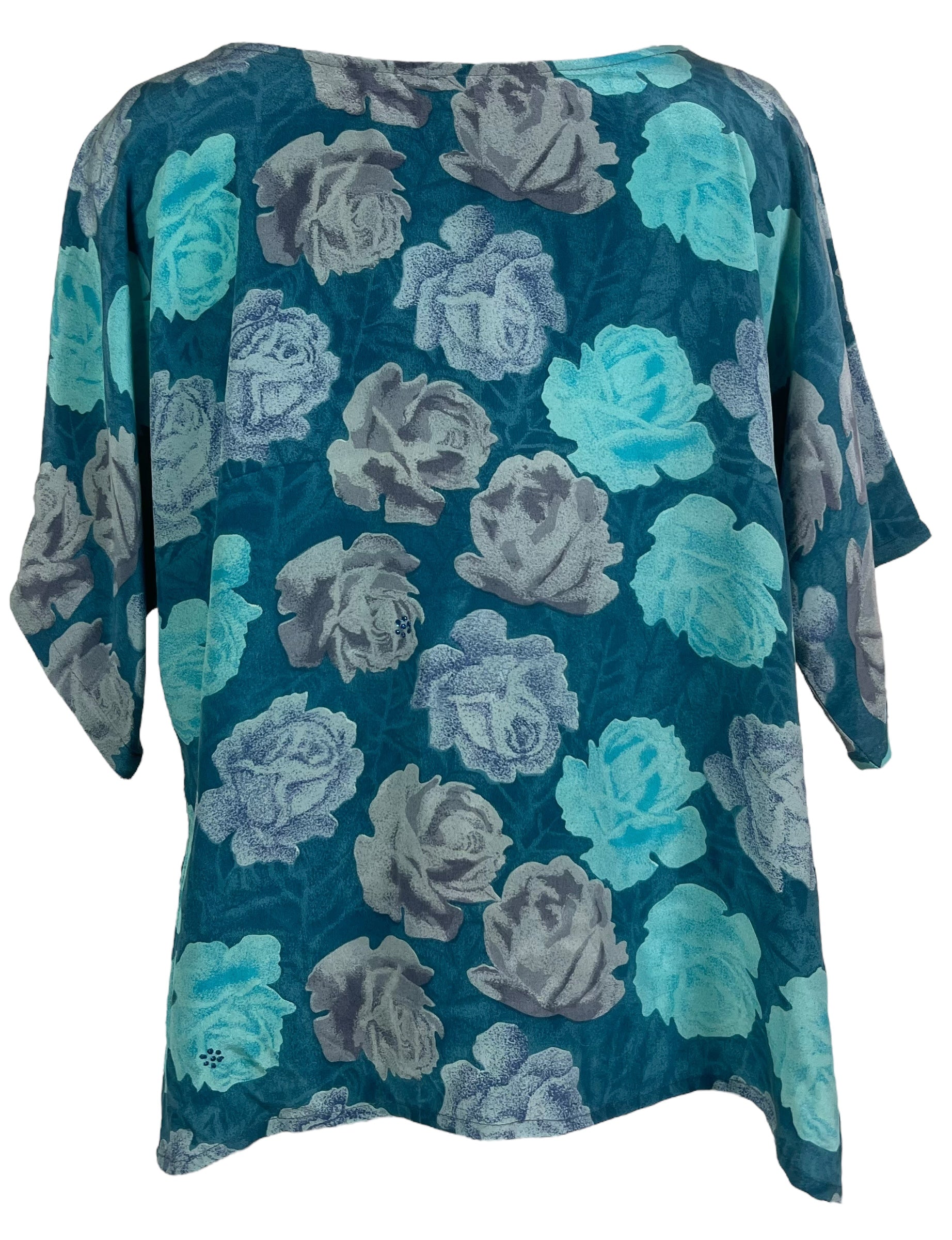 PRC8084 Avatar Pure Silk Side Slit Top