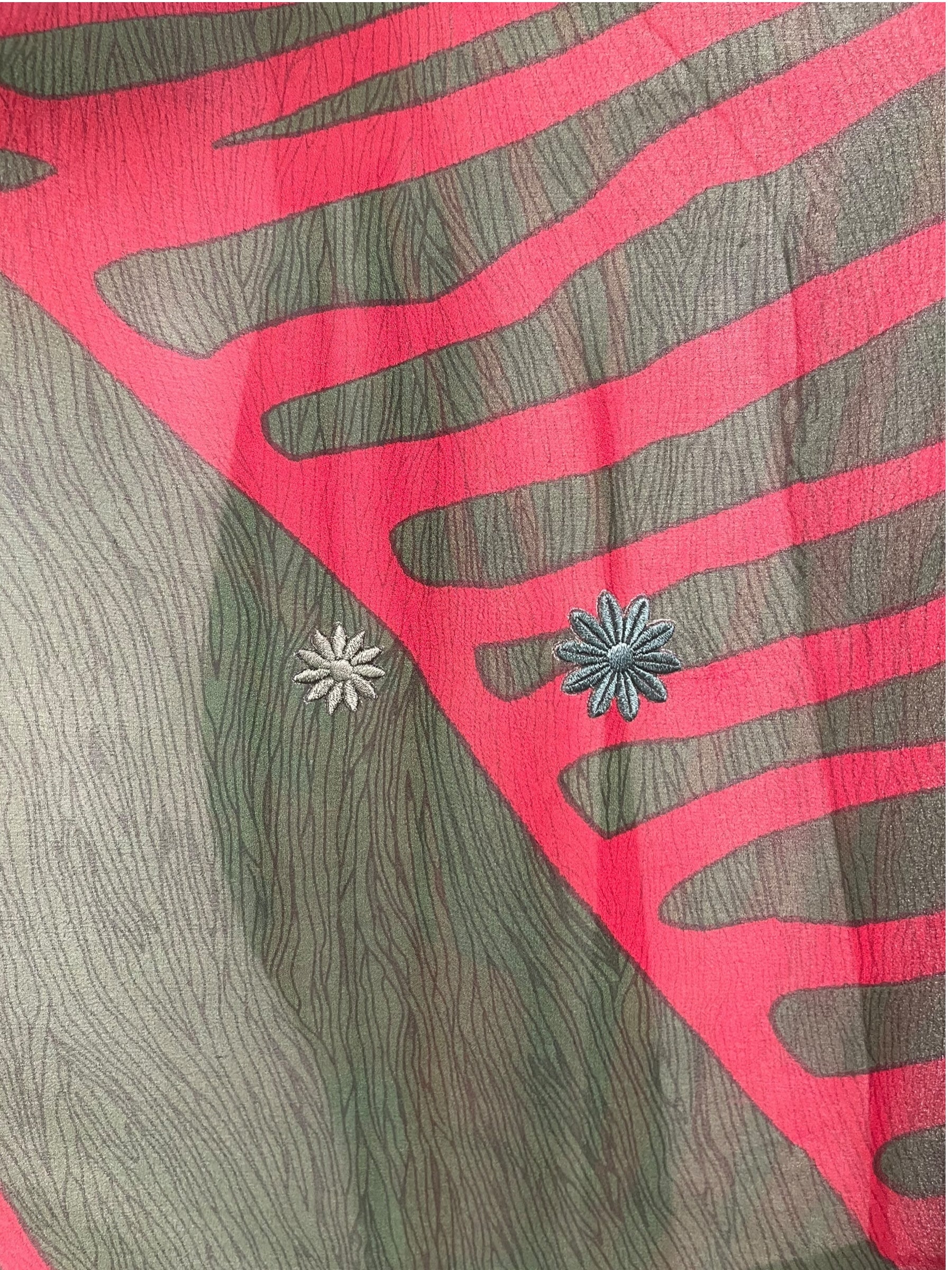 PREVIEW PRG8631B  Sheer Pure Silk Wabi Sabi Capelet Poncho