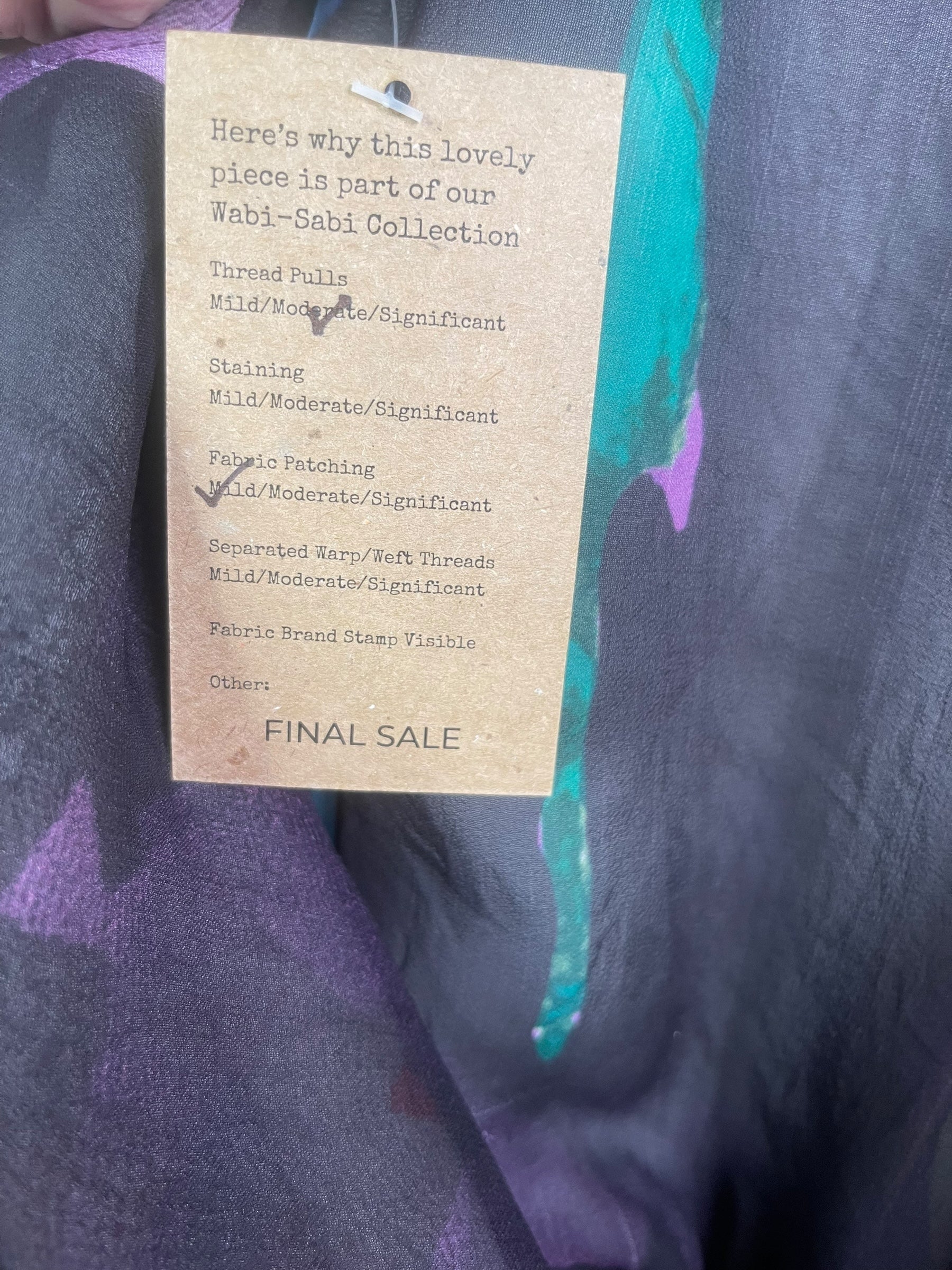 PREVIEW PRG8623 Sheer Wabi Sabi Pure Silk Kimono-Sleeved Top