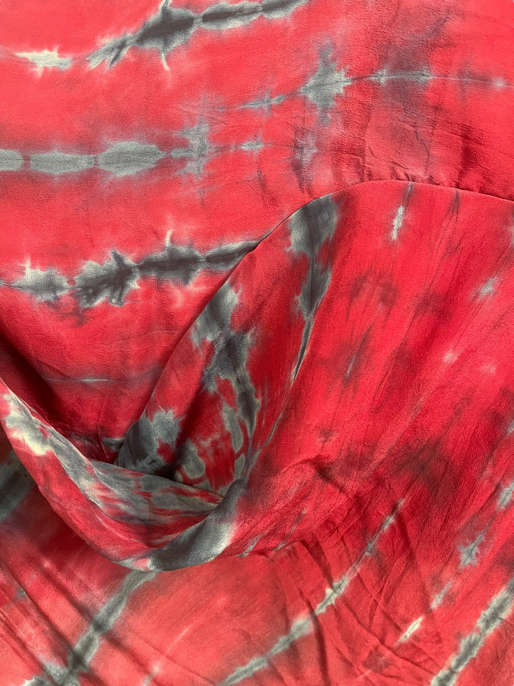 PRC7938 Avatar Pure Silk Self Pocket Tunic Dress