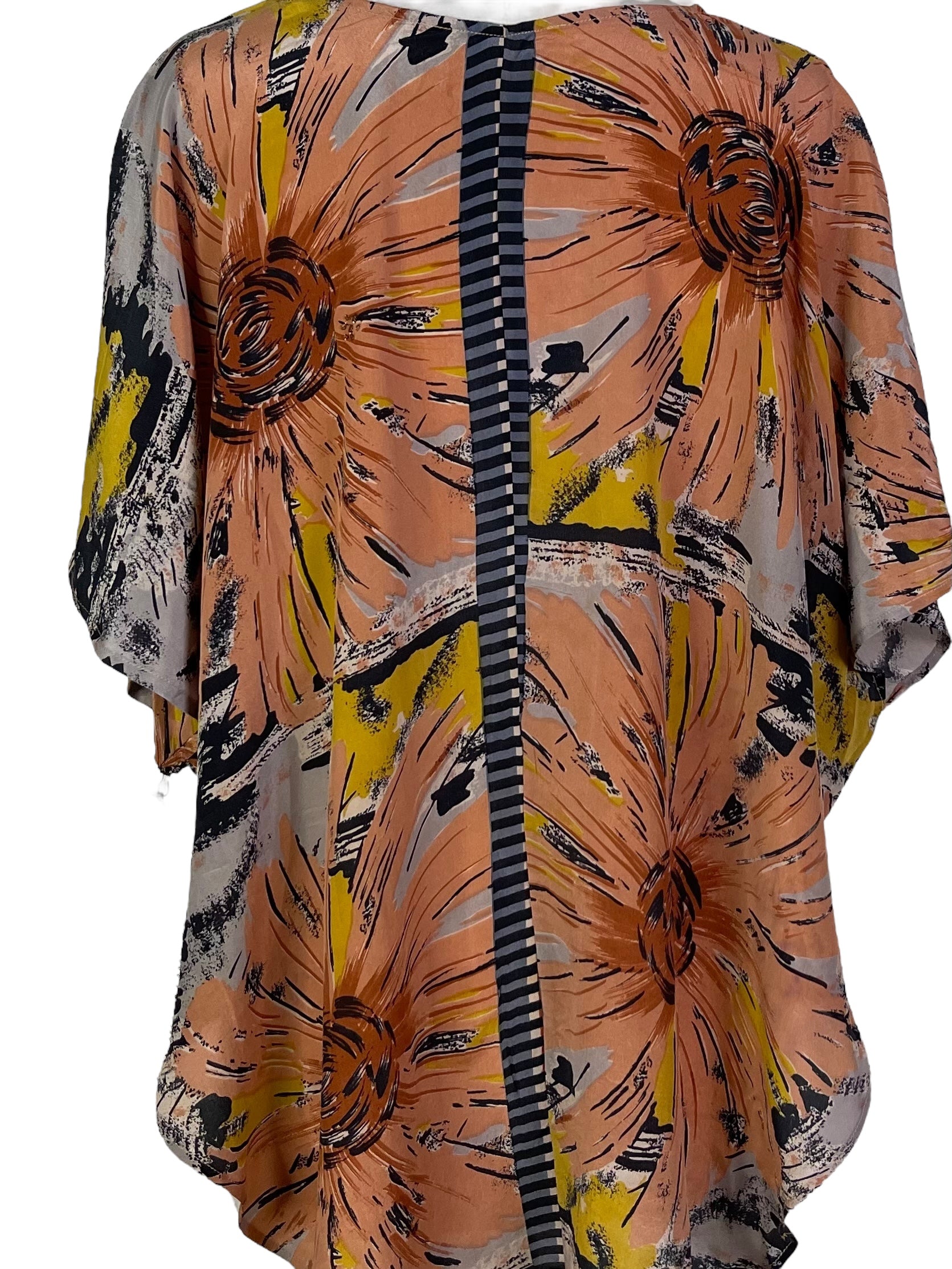 PRC6985 Wabi Sabi Pure Silk Waterfall Top