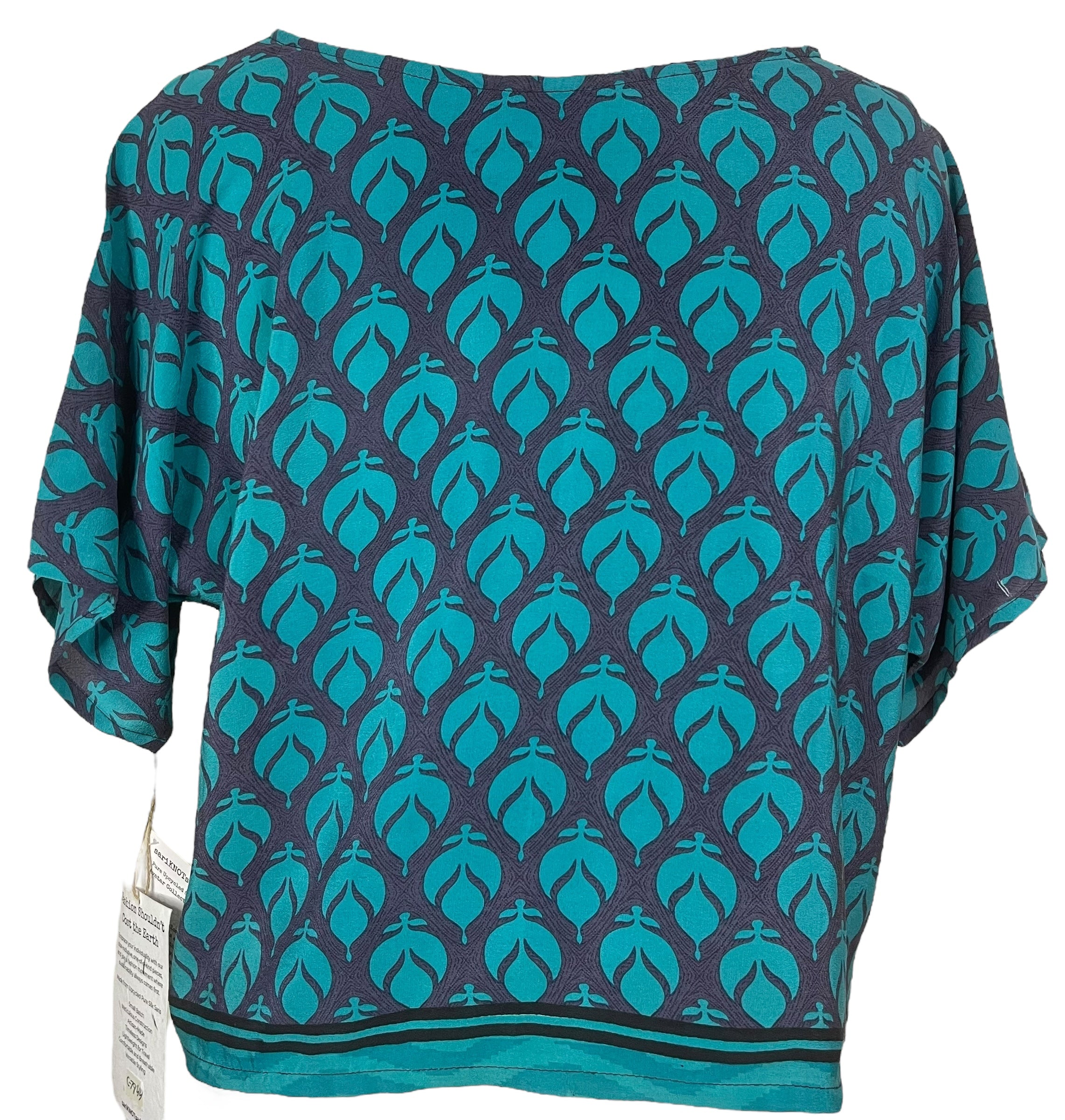 PRC7944 Avatar Pure Silk Boxy Top