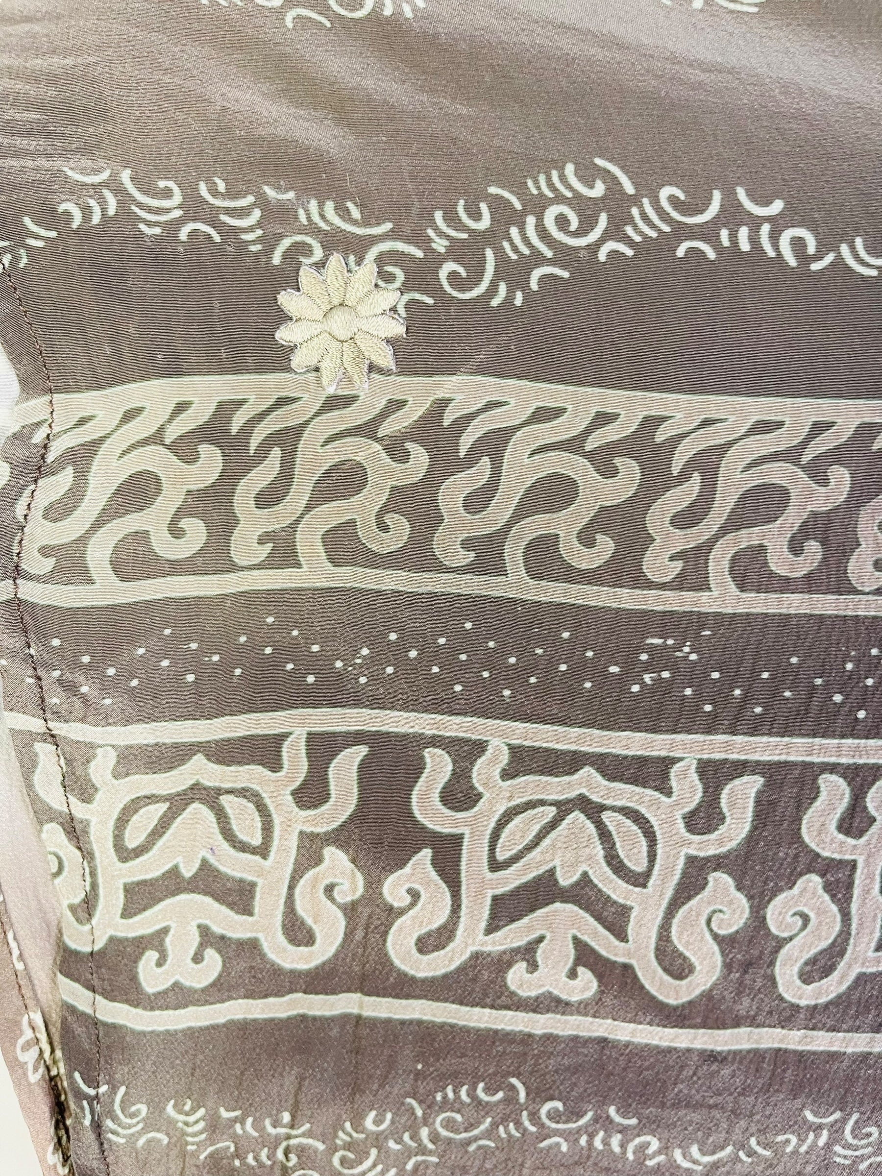 PRC6681 Wabi Sabi Pure Silk Waterfall Top