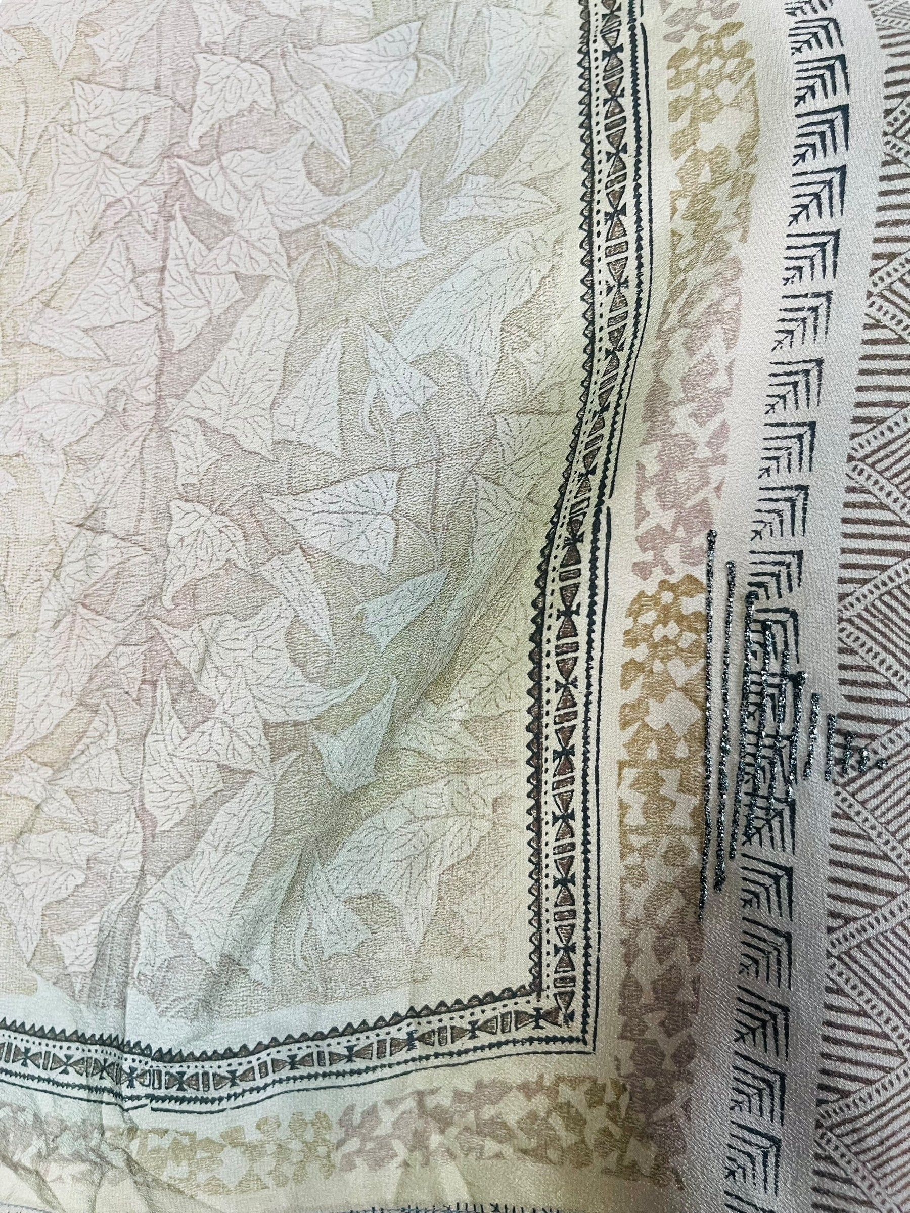 PRC7703 Avatar Pure Silk Capelet Poncho