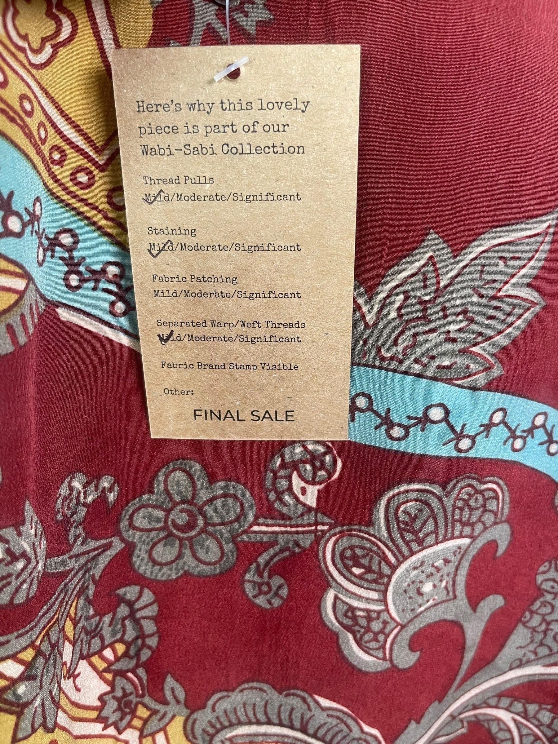 PRC8490 Wabi Sabi Pure Silk Kimono-Sleeved Jacket with Belt