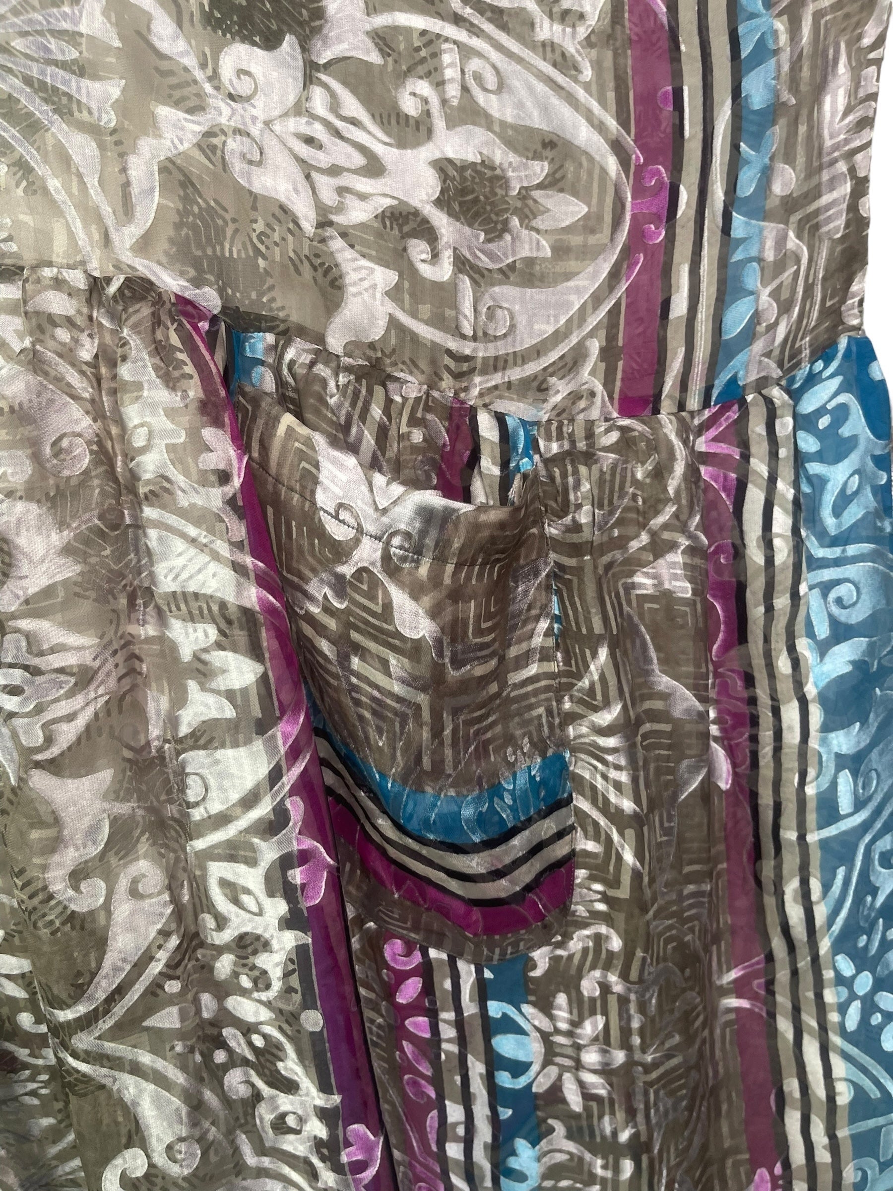 PRC8186 Avatar Pure Silk Boxy Babydoll Dress