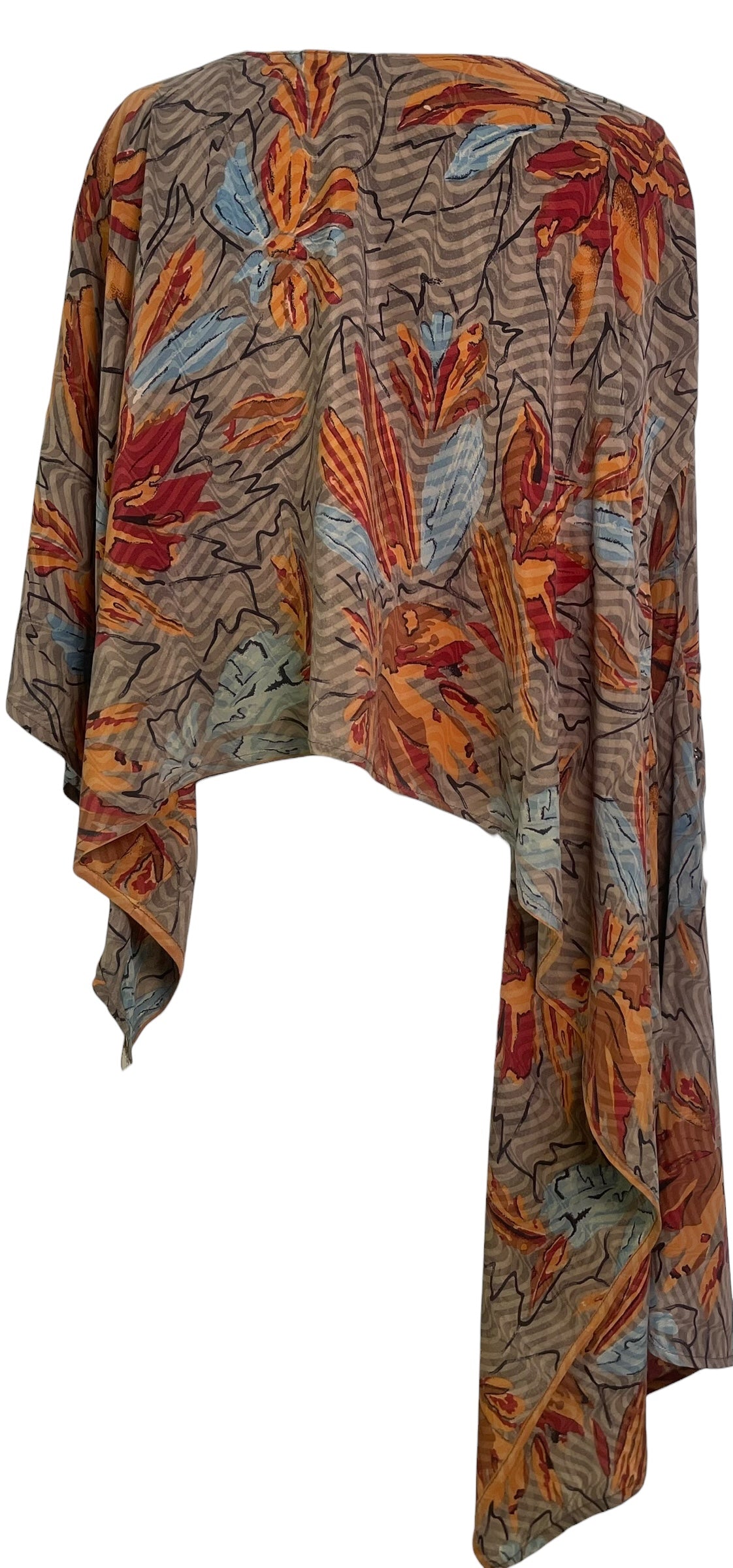PREVIEW PRC8690 Avatar Pure Silk Versatile Vest by MARCH2026 – Handmade ethical Vest from sariKNOTsari using upcycled silk. Designed in Canada for travel and slow fashion, loved from Toronto to LA to Sydney. Featuring Zsiska, Bryn Walker and Artisan Leather coats by Rejean Pepin, Pepin designs