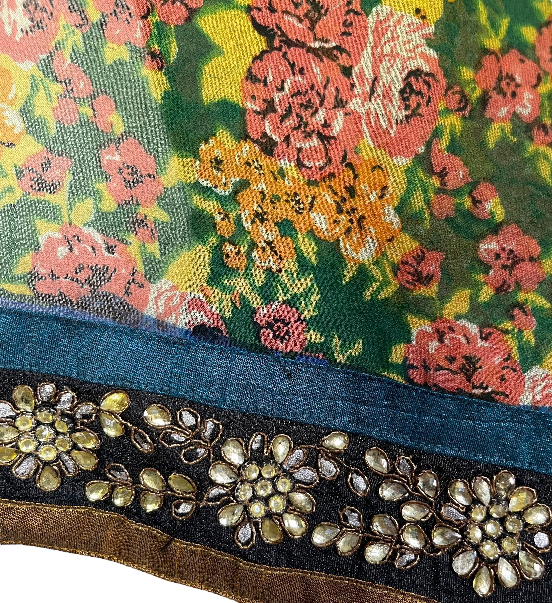 PRG6899 Sheer Avatar Pure Silk Capelet Poncho